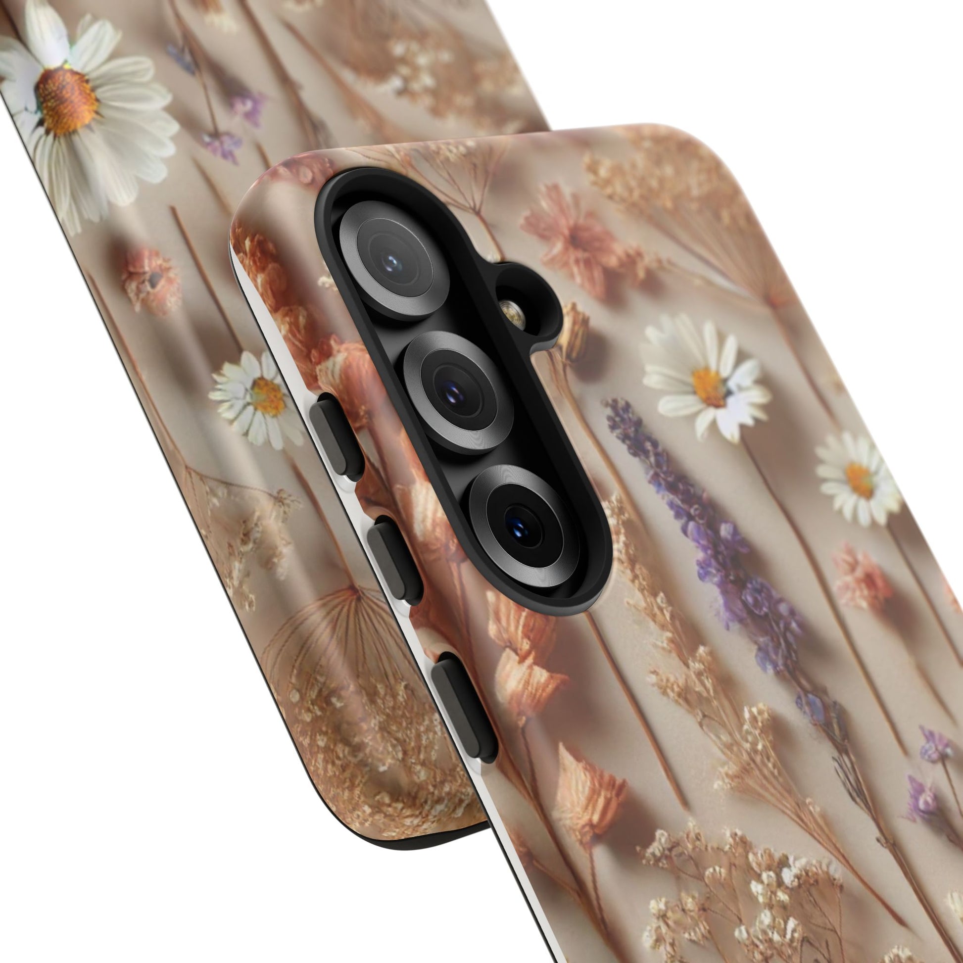 Aesthetic Pressed Flower Floral Design Phone Cover - Paragon Prints