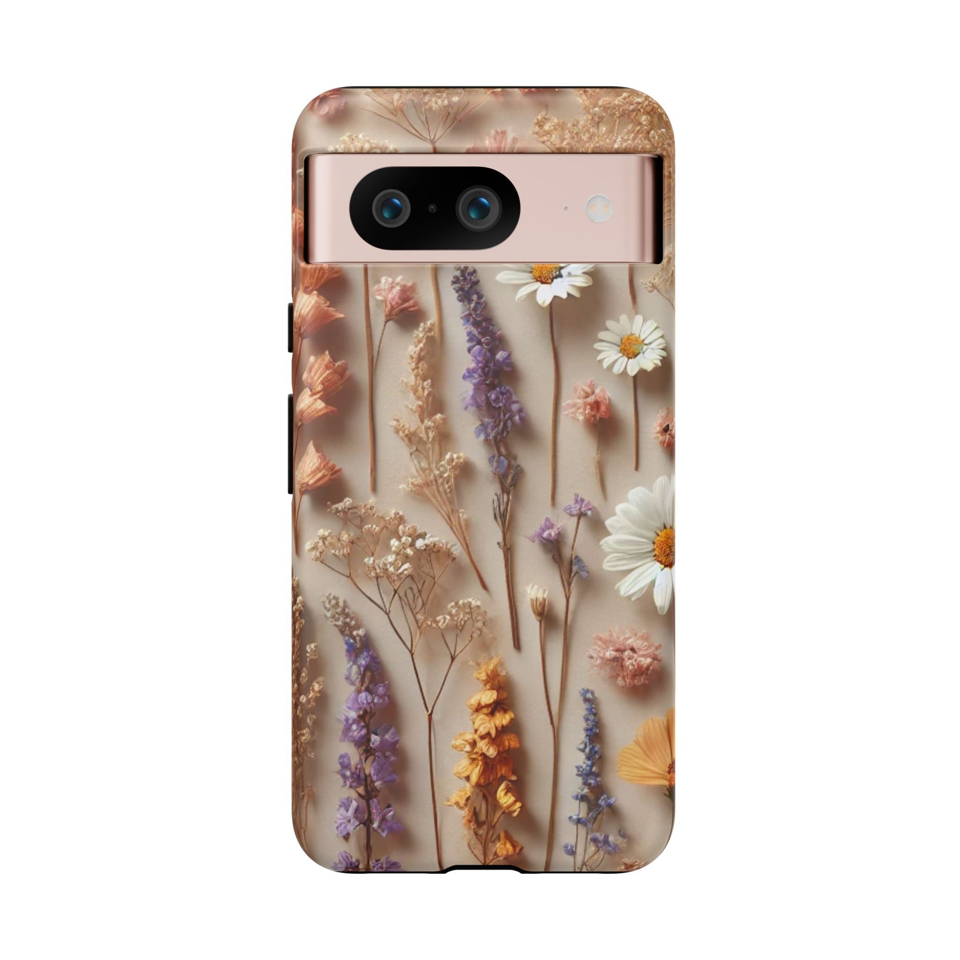Aesthetic Pressed Flower Floral Design Phone Cover - Paragon Prints