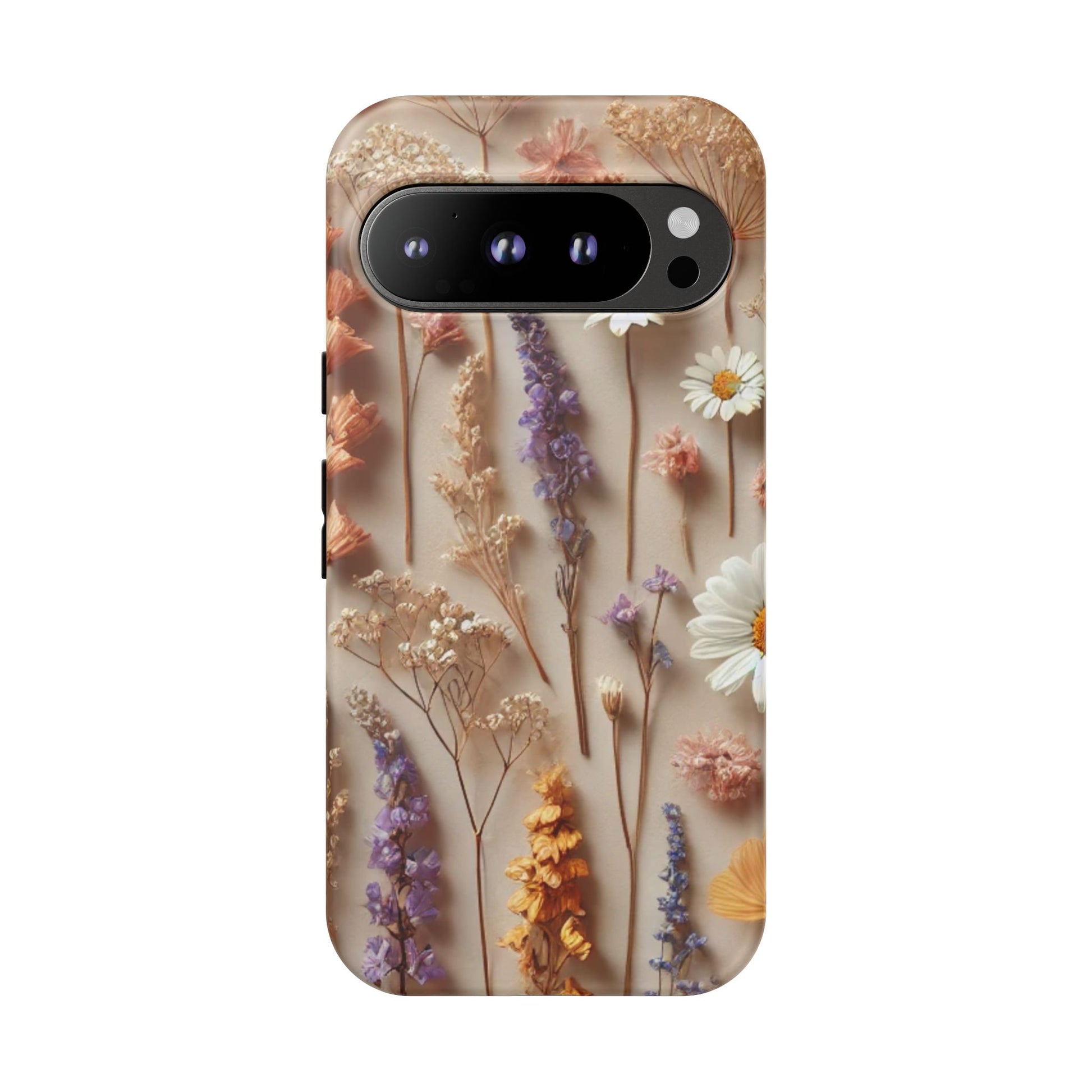 Aesthetic Pressed Flower Floral Design Phone Cover - Paragon Prints