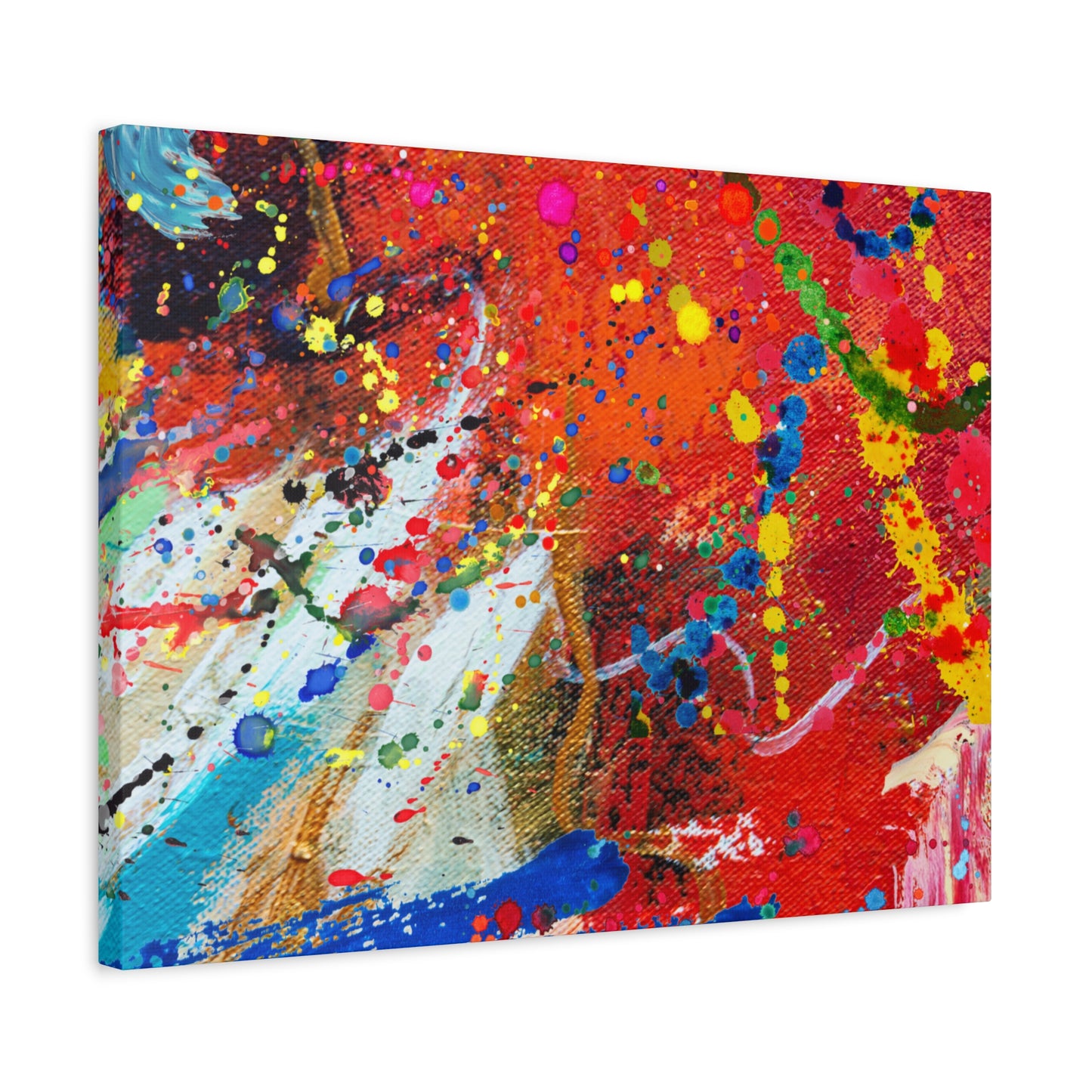 Spectrum In Motion Chaotic Abstract Art Canvas Print - Paragon Prints