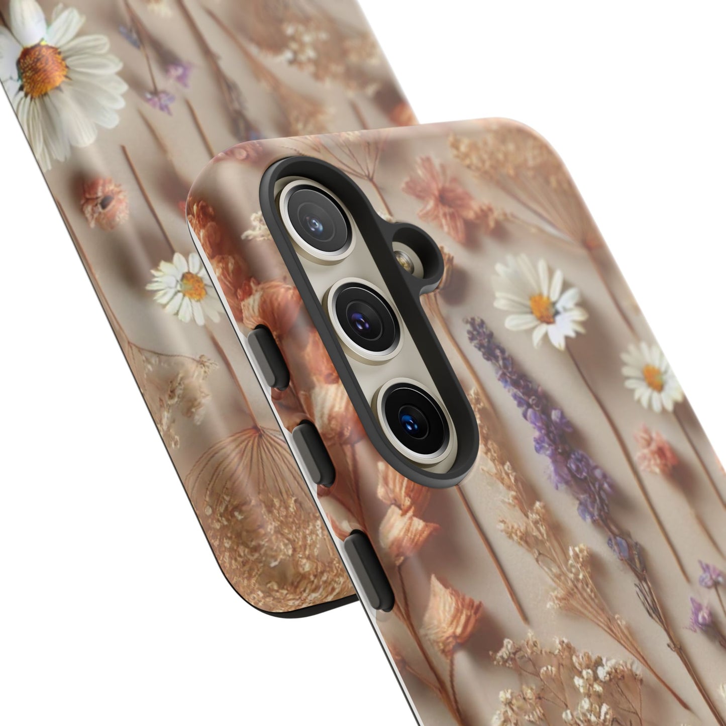Aesthetic Pressed Flower Floral Design Phone Cover - Paragon Prints