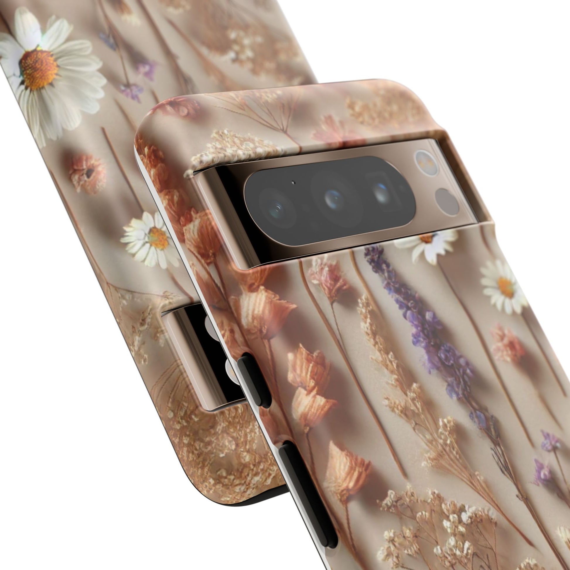 Aesthetic Pressed Flower Floral Design Phone Cover - Paragon Prints