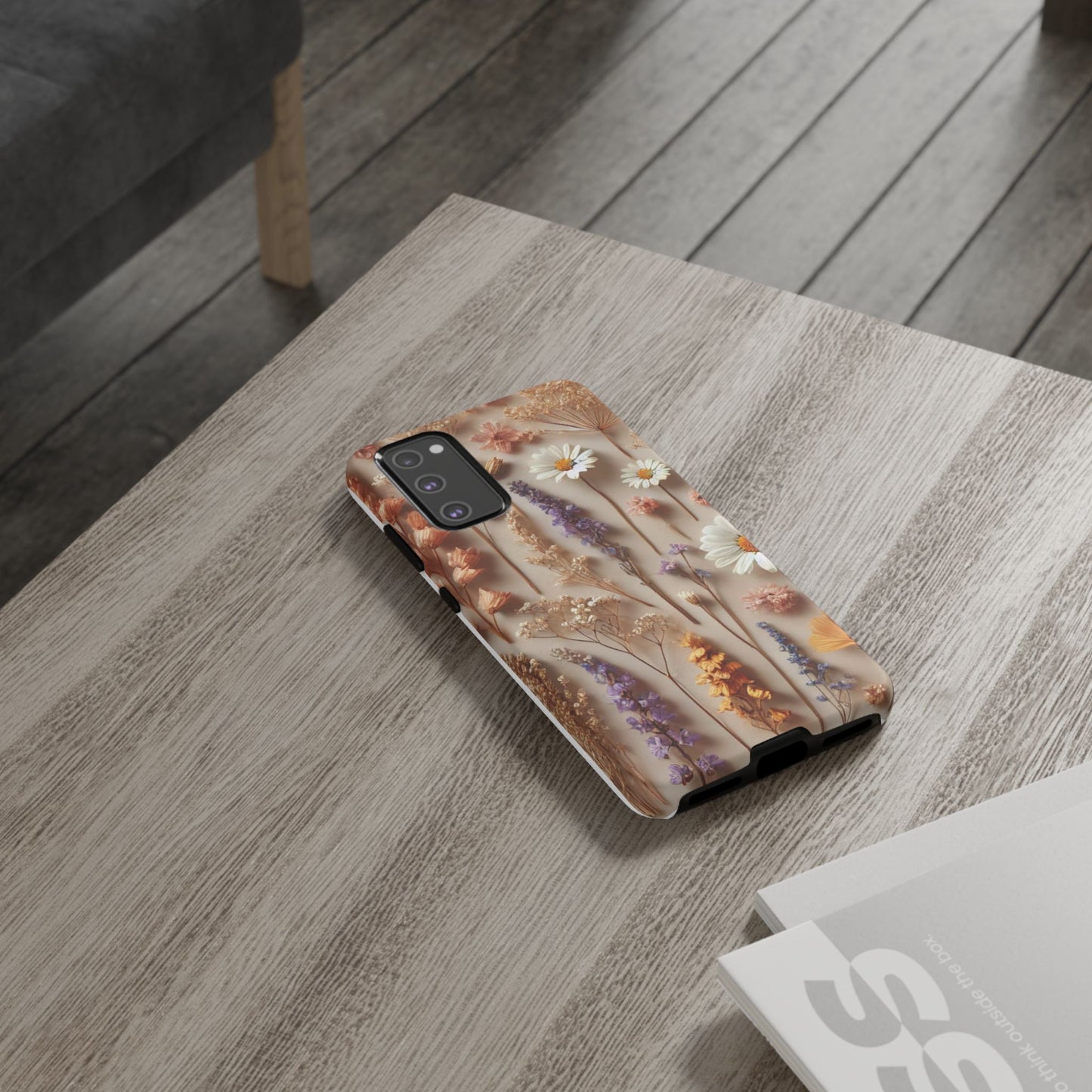 Aesthetic Pressed Flower Floral Design Phone Cover - Paragon Prints