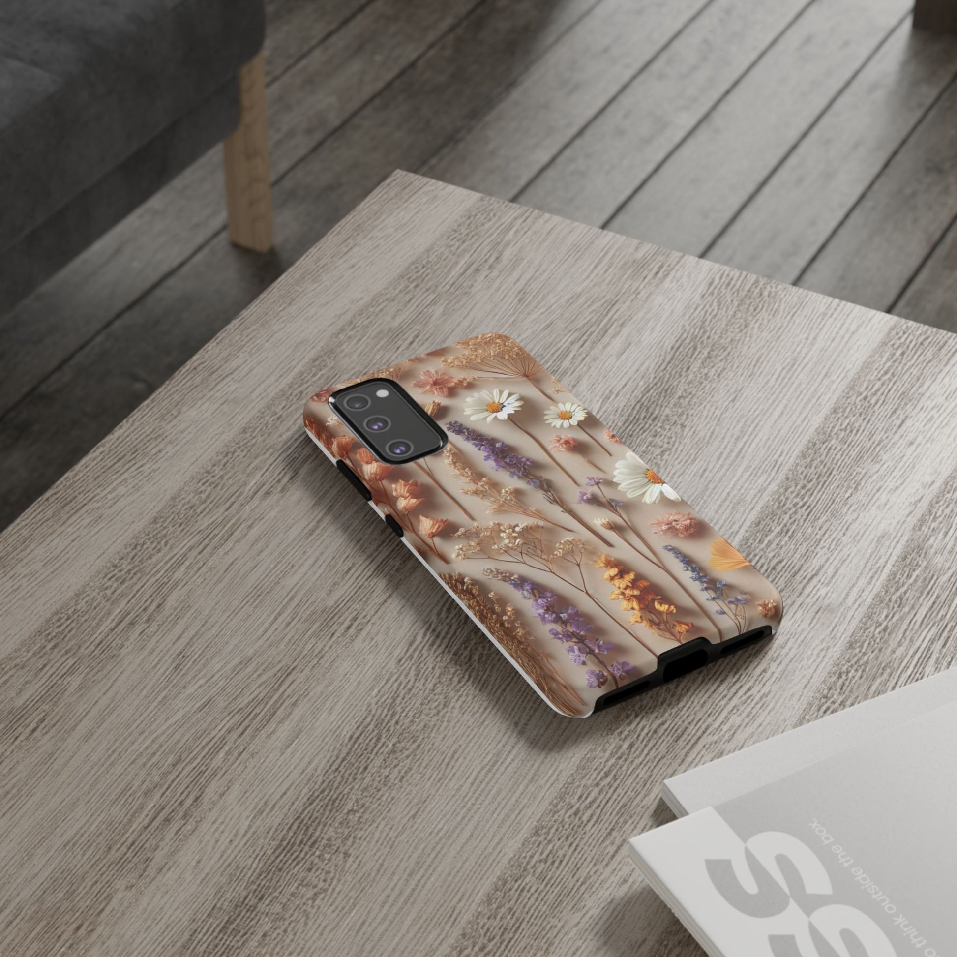 Aesthetic Pressed Flower Floral Design Phone Cover - Paragon Prints