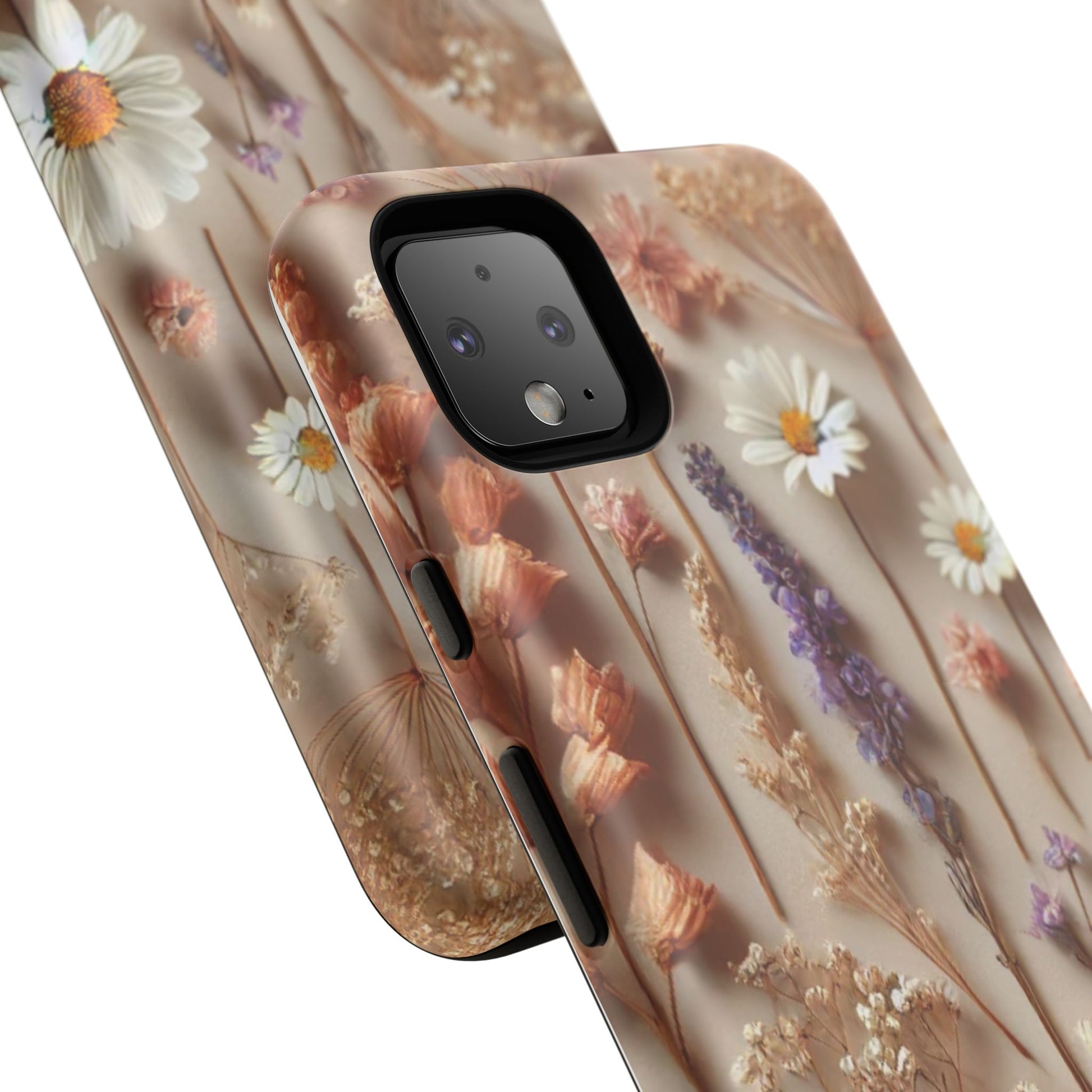 Aesthetic Pressed Flower Floral Design Phone Cover - Paragon Prints