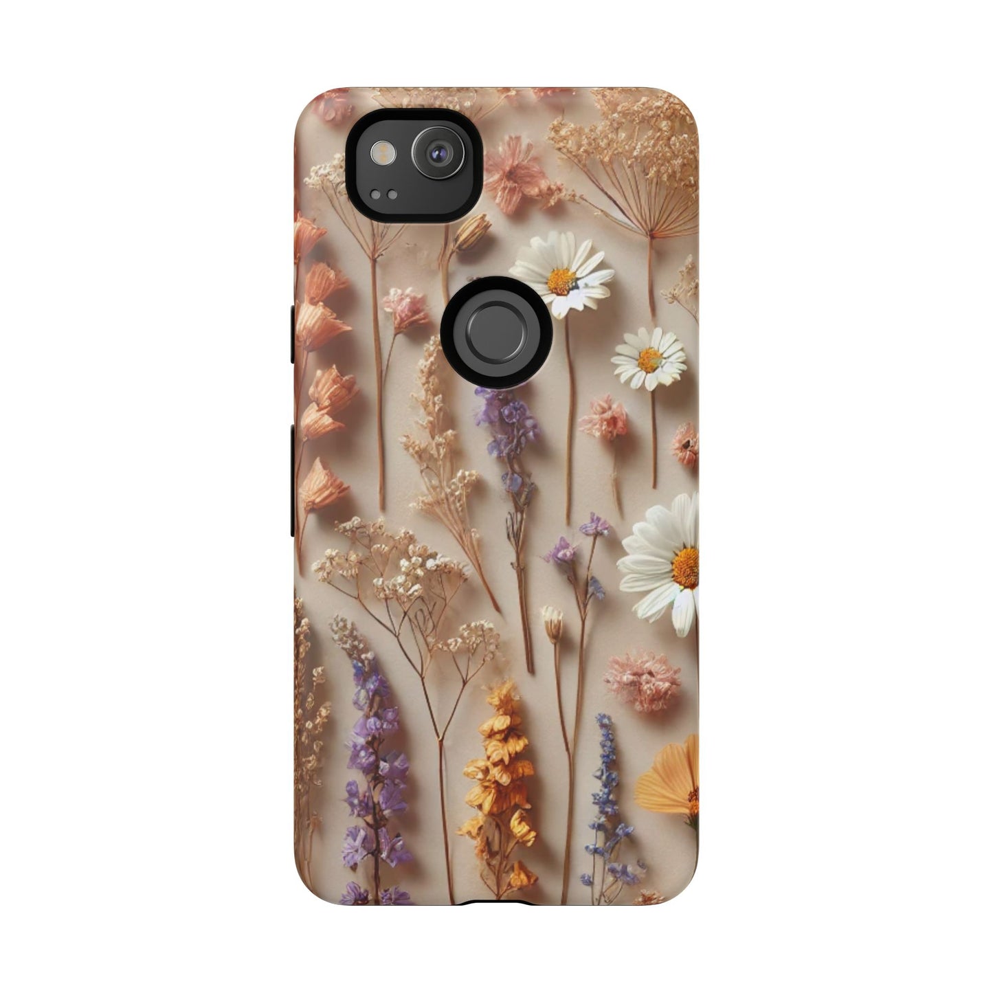 Aesthetic Pressed Flower Floral Design Phone Cover - Paragon Prints