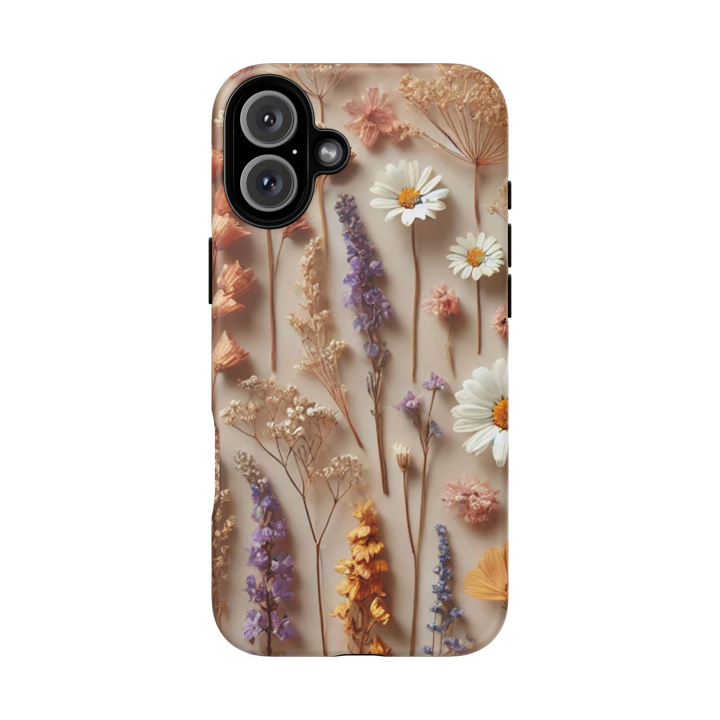 Aesthetic Pressed Flower Floral Design Phone Cover - Paragon Prints