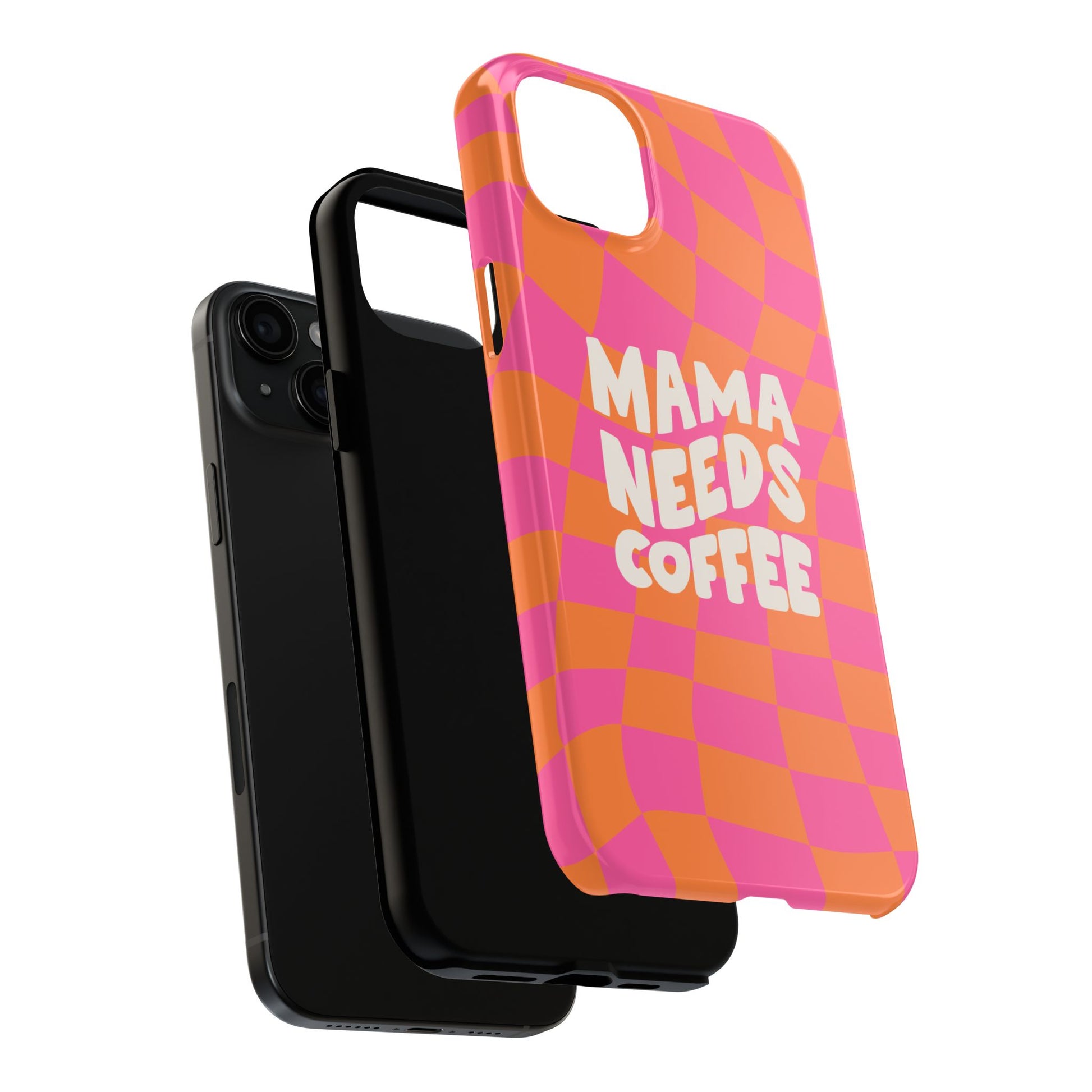 Mama Needs Coffee Funny Tough Phone Case - Paragon Prints
