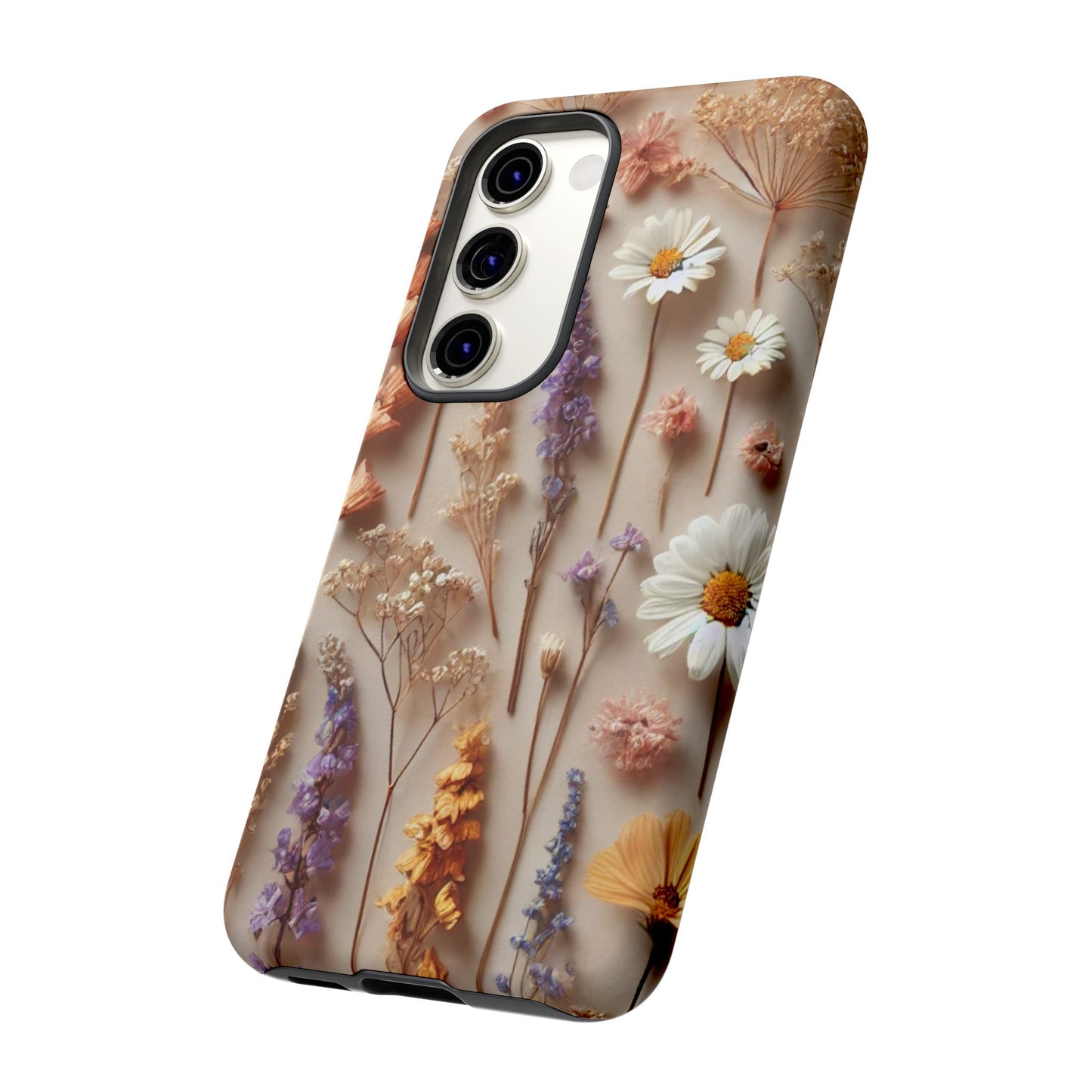 Aesthetic Pressed Flower Floral Design Phone Cover - Paragon Prints