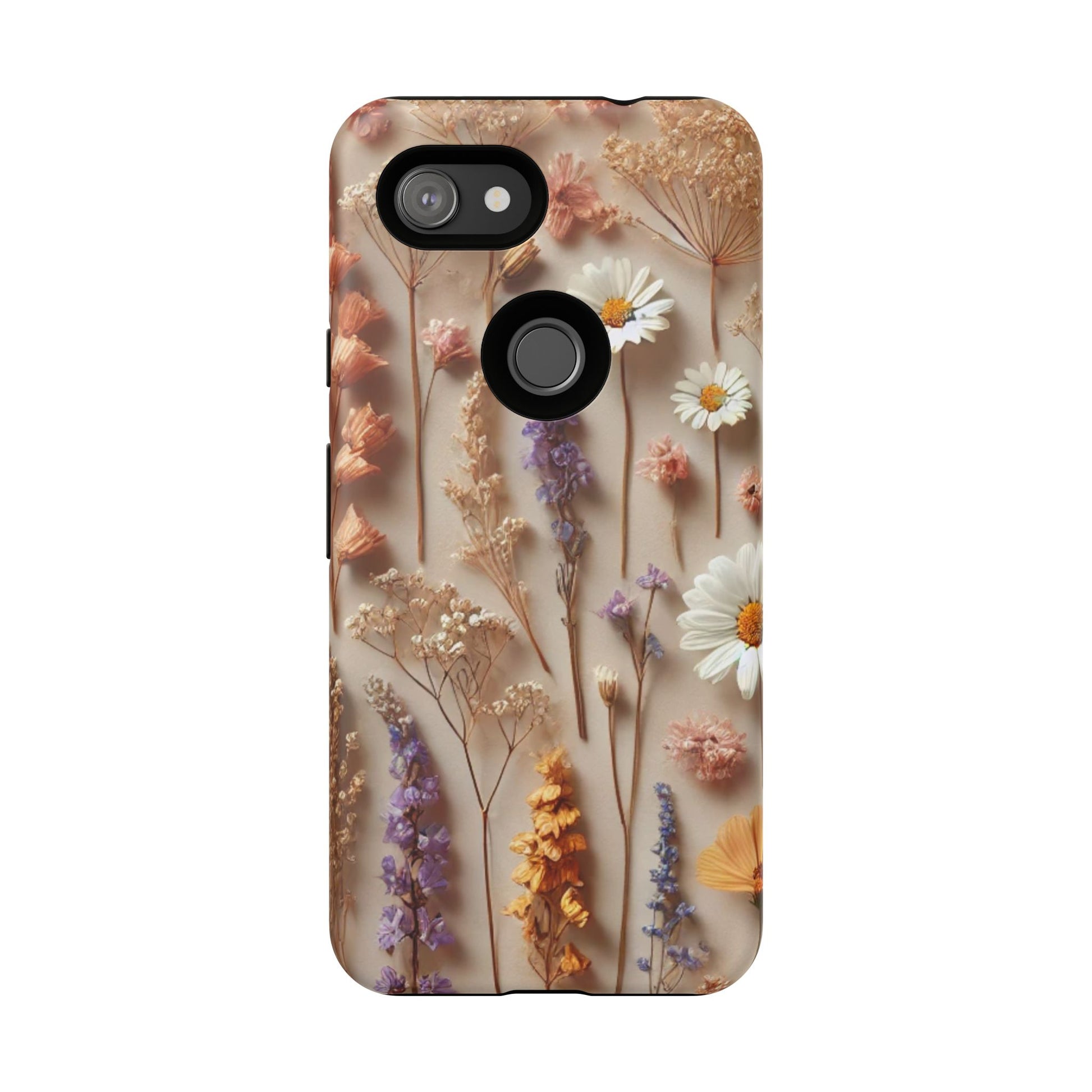 Aesthetic Pressed Flower Floral Design Phone Cover - Paragon Prints