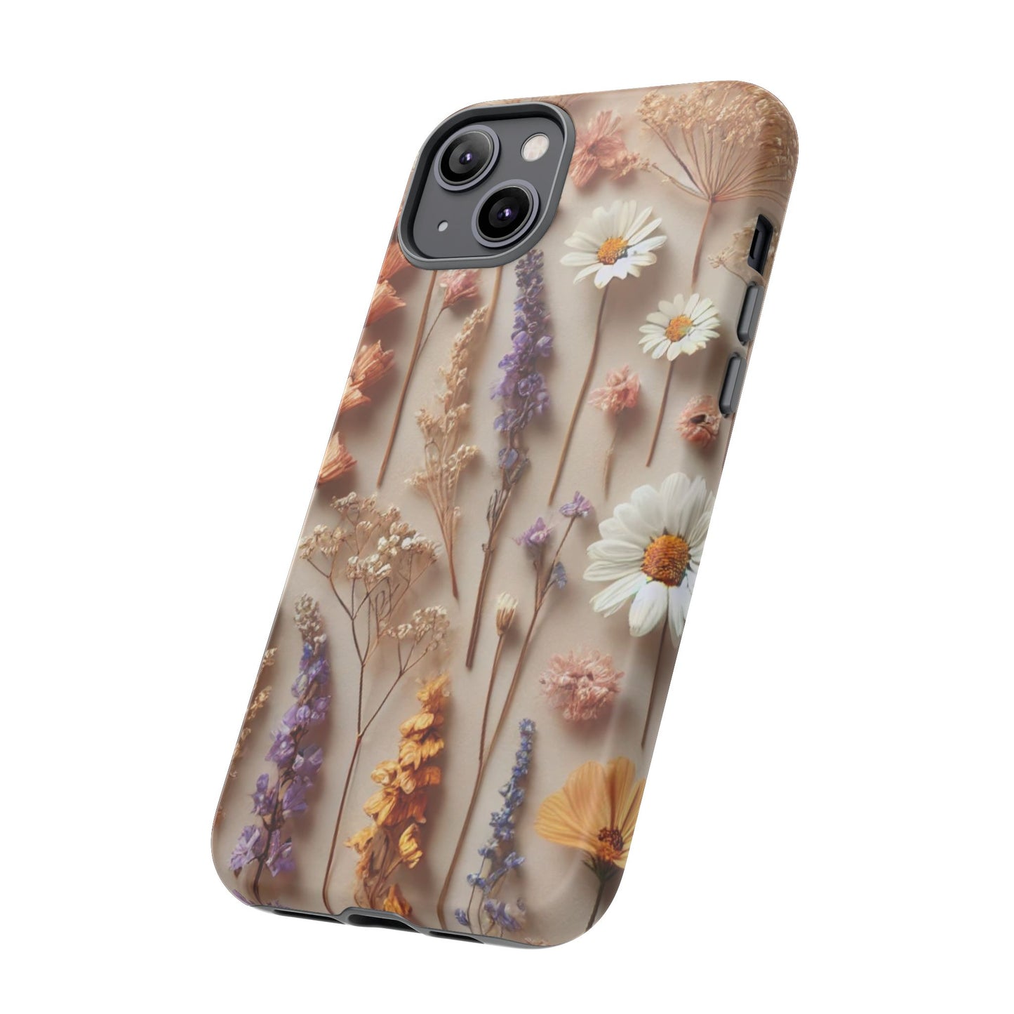 Aesthetic Pressed Flower Floral Design Phone Cover - Paragon Prints