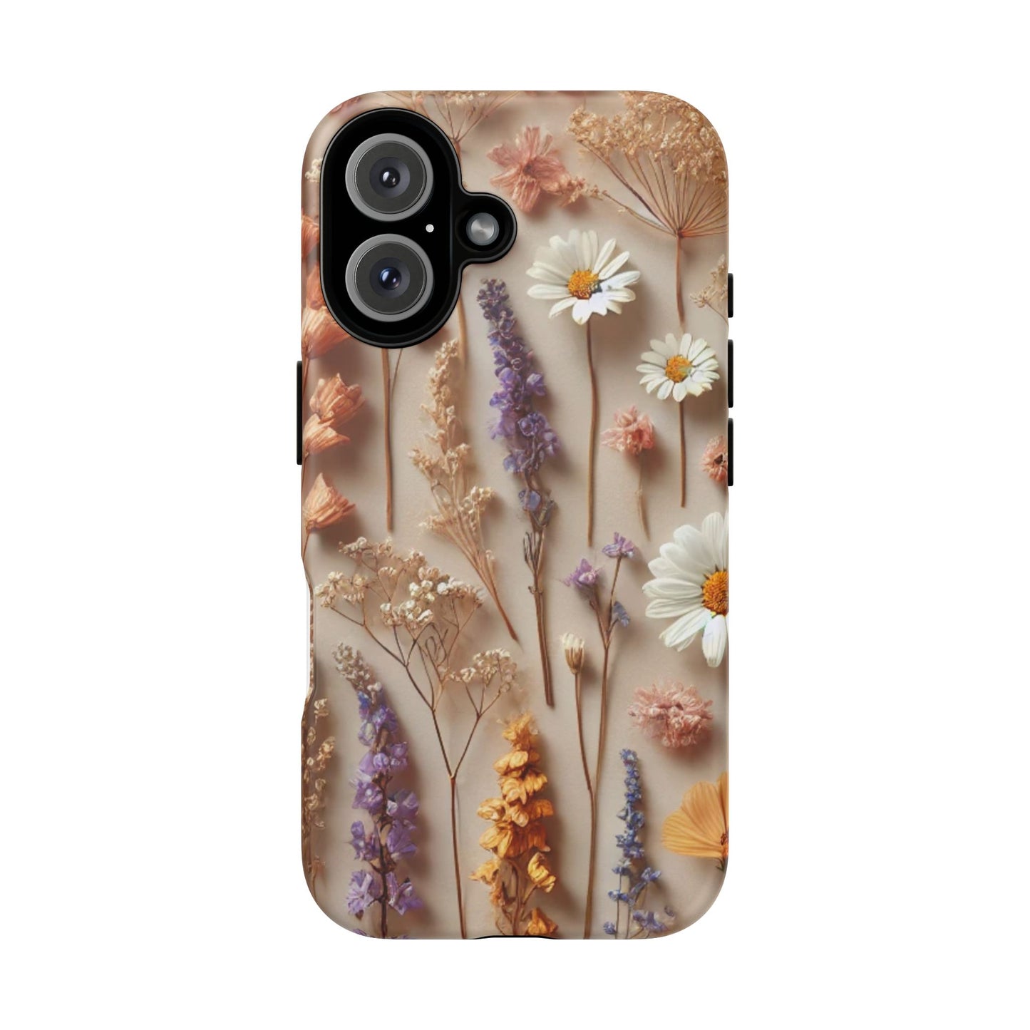 Aesthetic Pressed Flower Floral Design Phone Cover - Paragon Prints