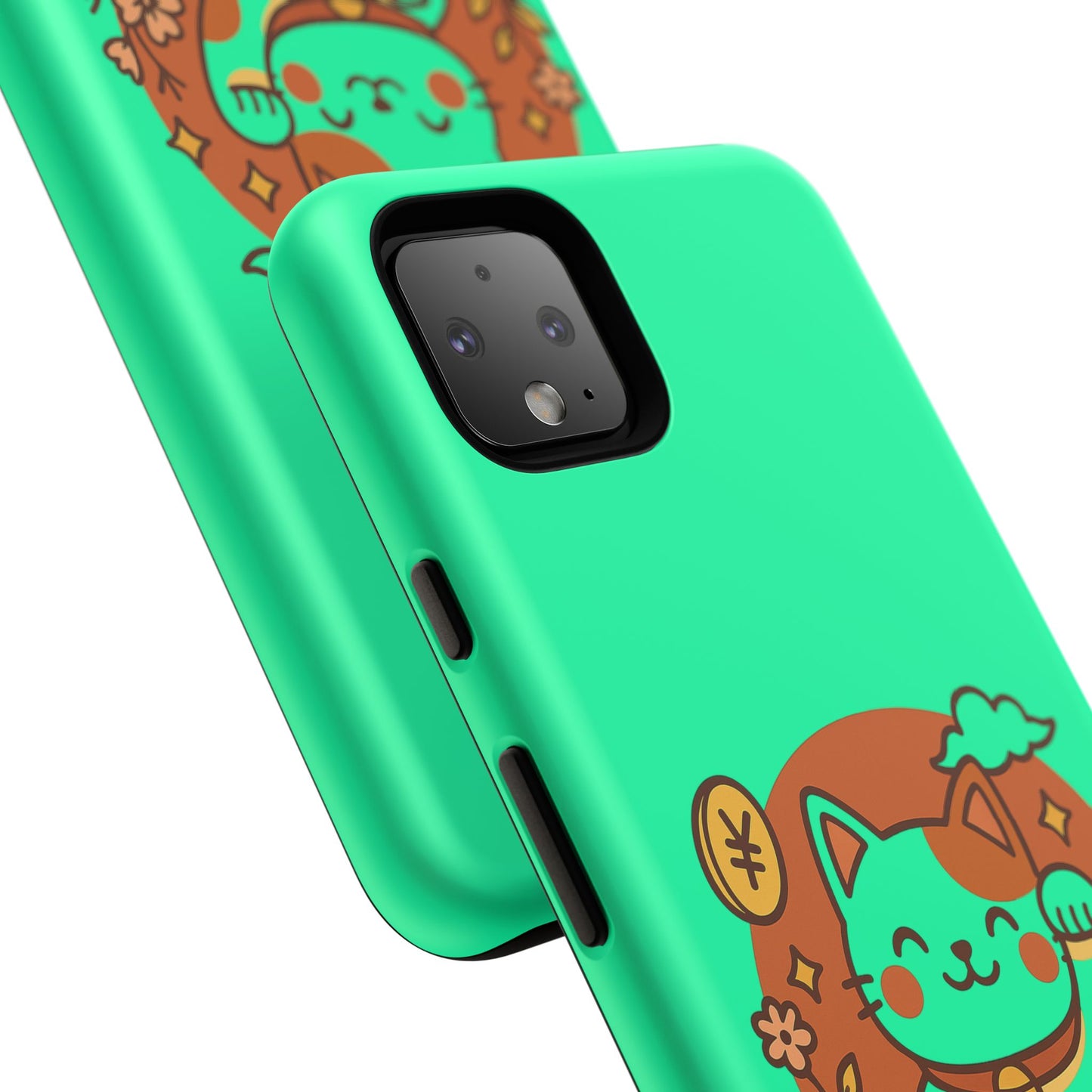 Japanese Kawaii Lucky Cat Protective Phone Case - Paragon Prints