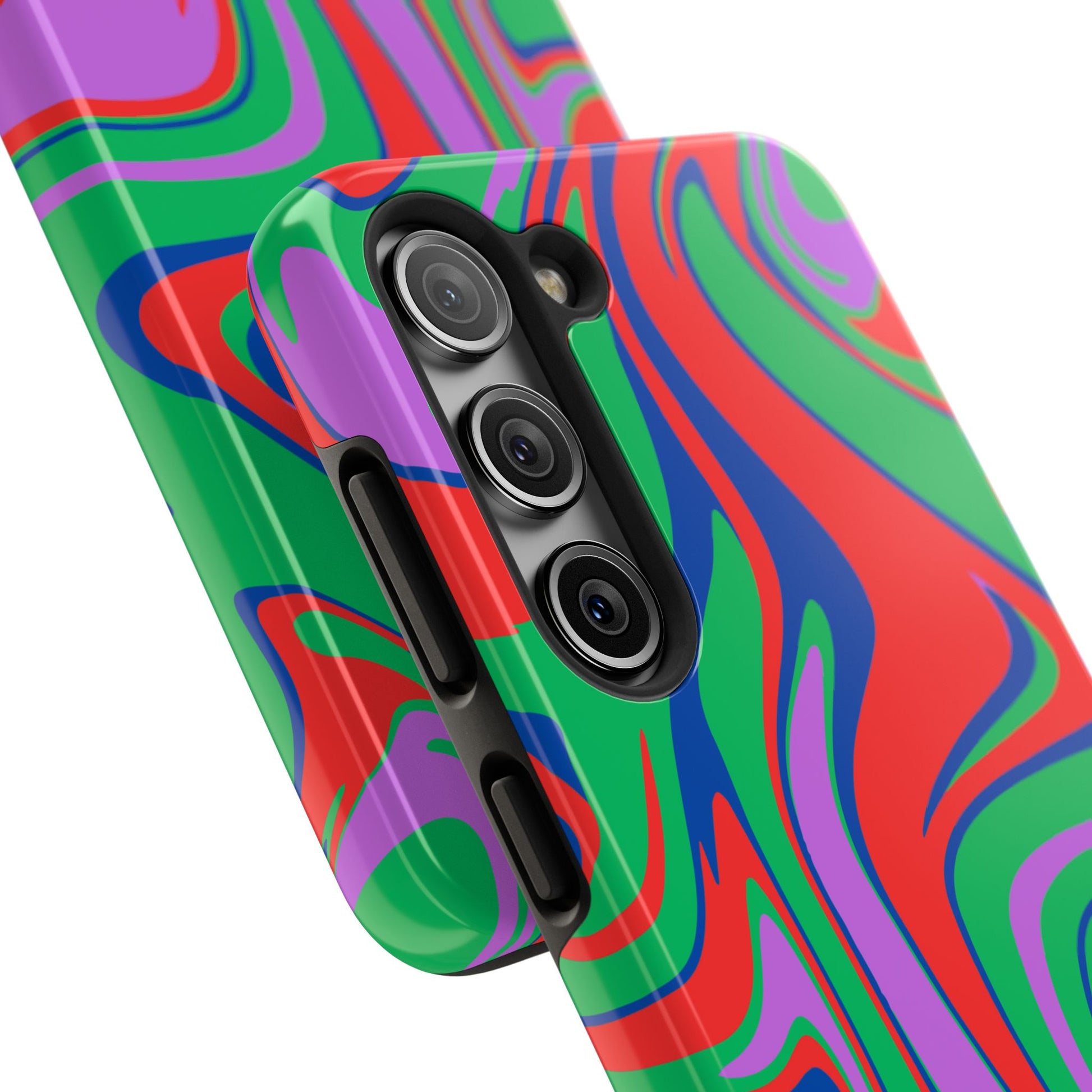 Colorful Zebra Print Phone Case with Bold Design - Paragon Prints