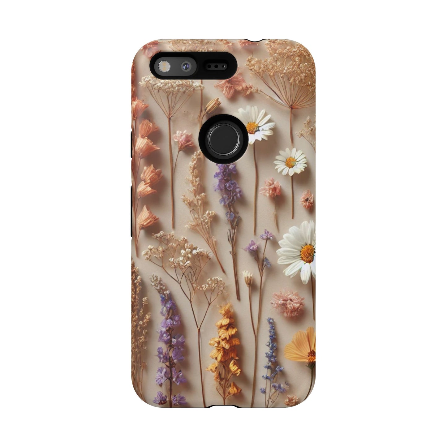 Aesthetic Pressed Flower Floral Design Phone Cover - Paragon Prints