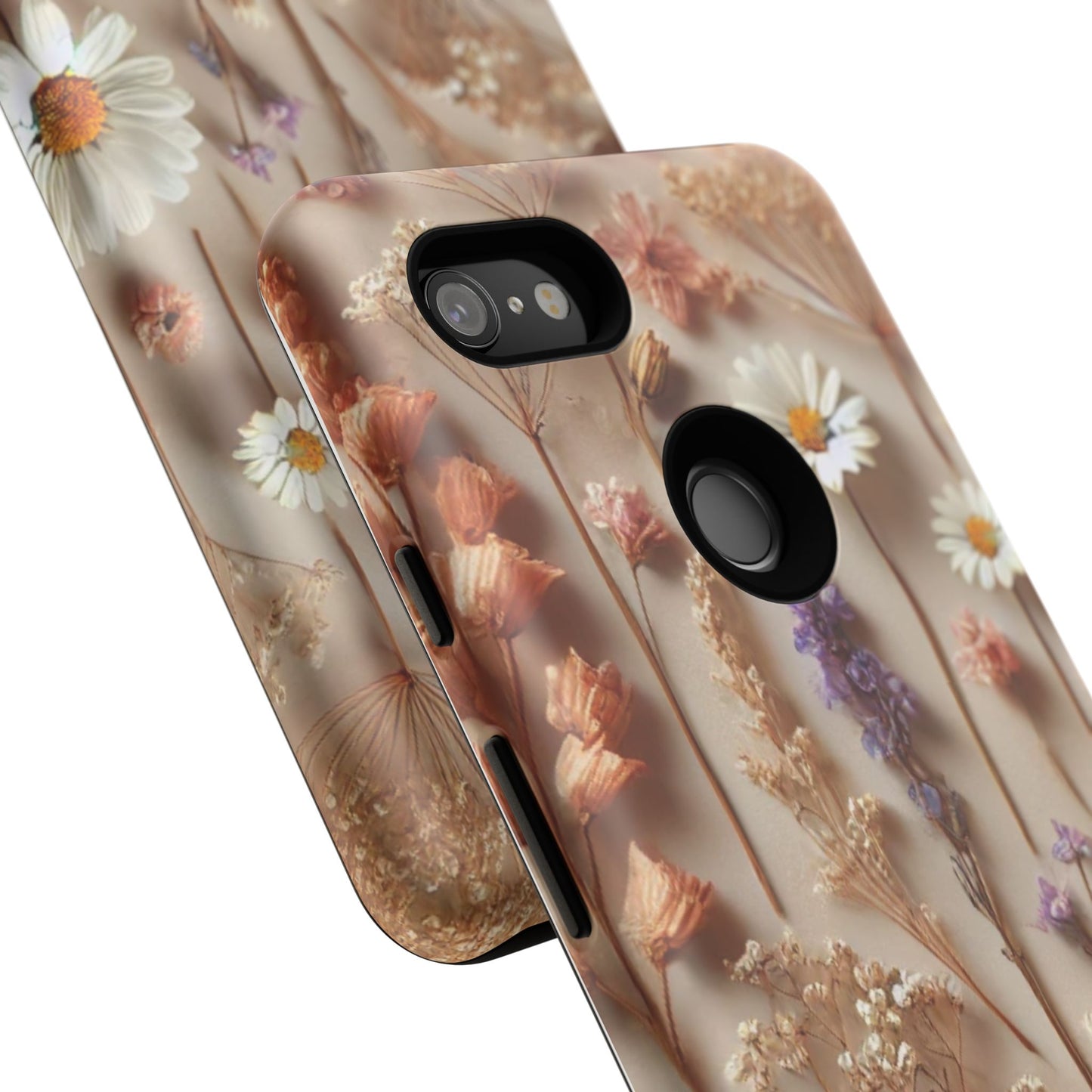 Aesthetic Pressed Flower Floral Design Phone Cover - Paragon Prints
