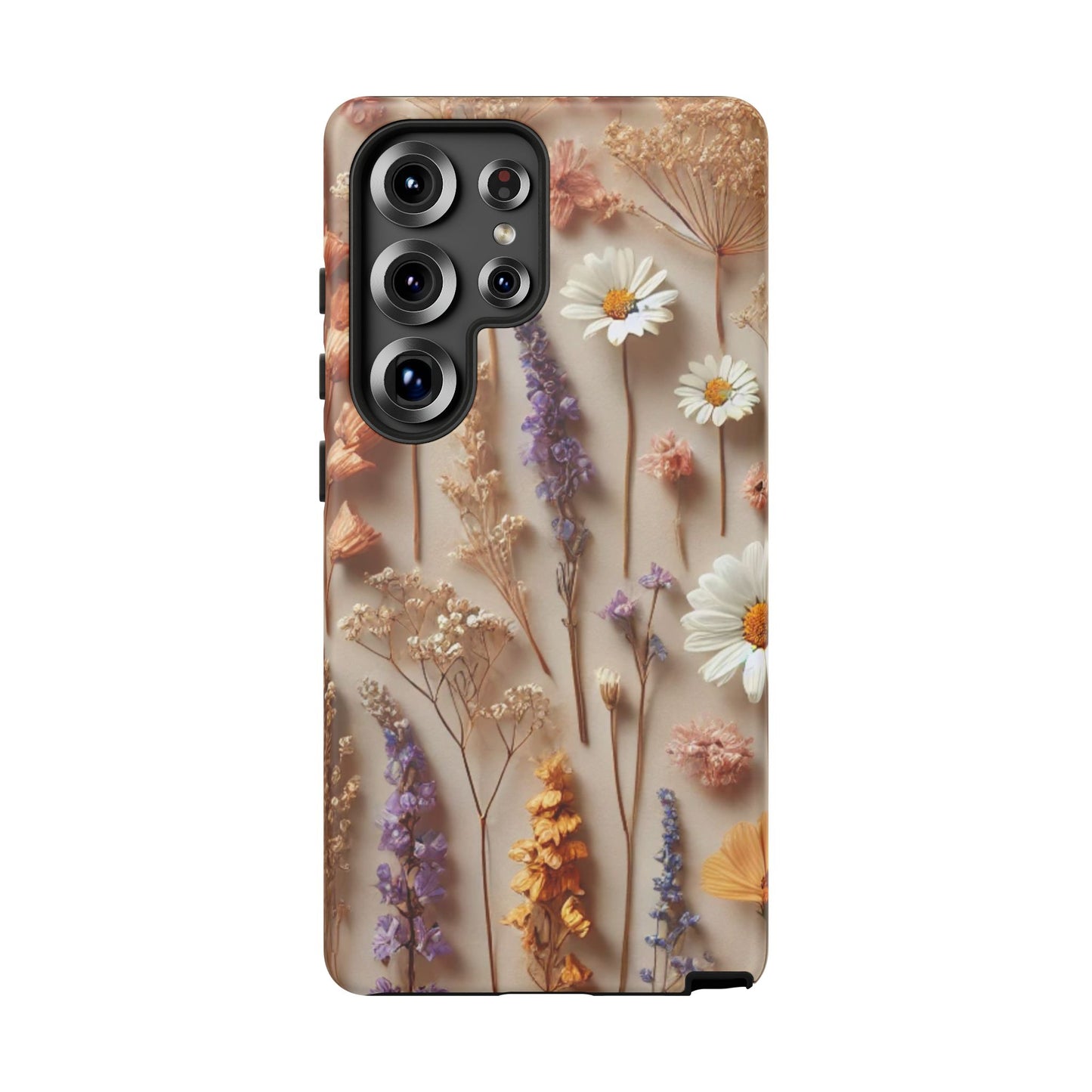 Aesthetic Pressed Flower Floral Design Phone Cover - Paragon Prints