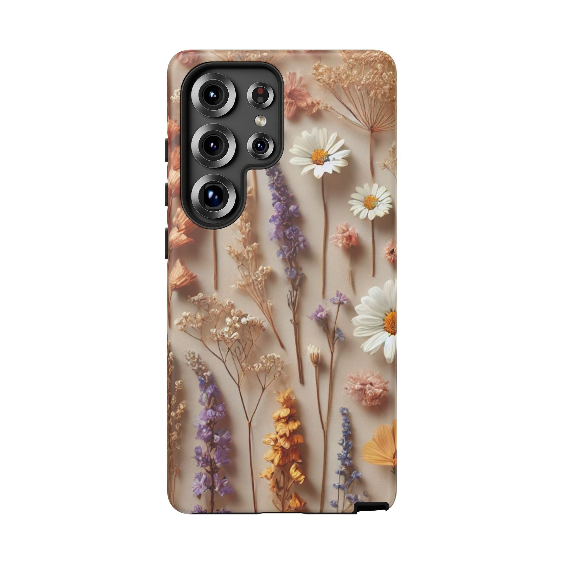 Aesthetic Pressed Flower Floral Design Phone Cover - Paragon Prints