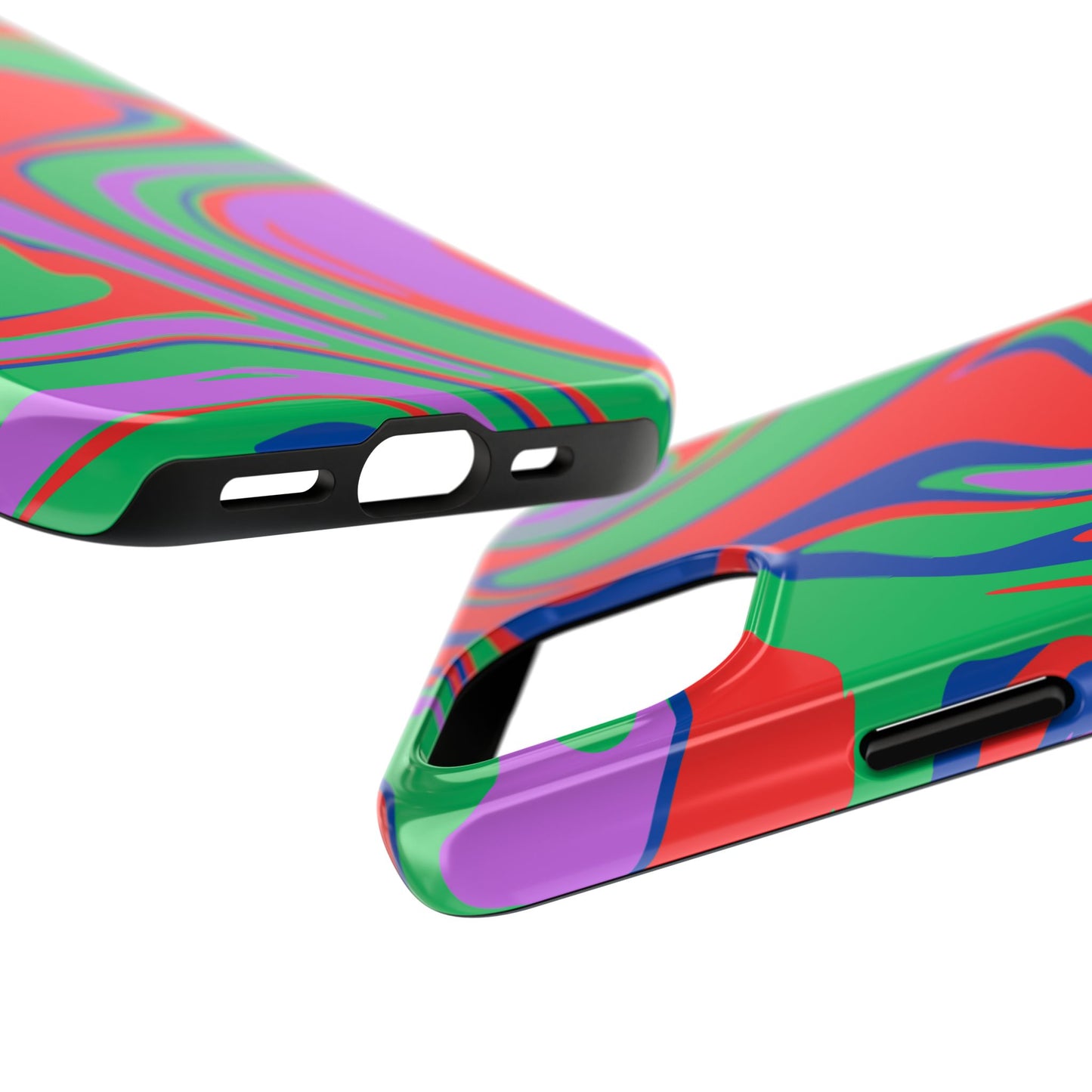 Colorful Zebra Print Phone Case with Bold Design - Paragon Prints