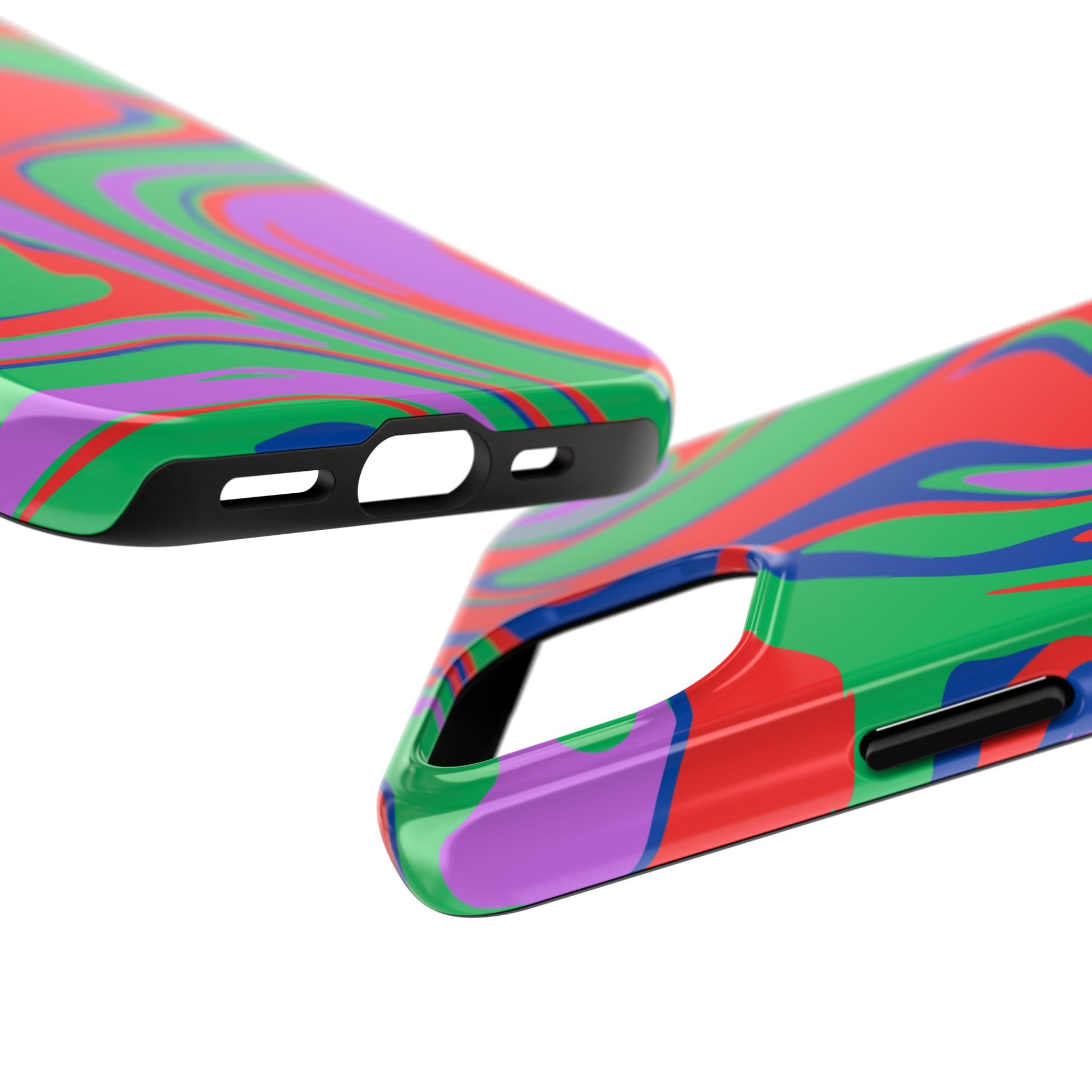 Colorful Zebra Print Phone Case with Bold Design - Paragon Prints
