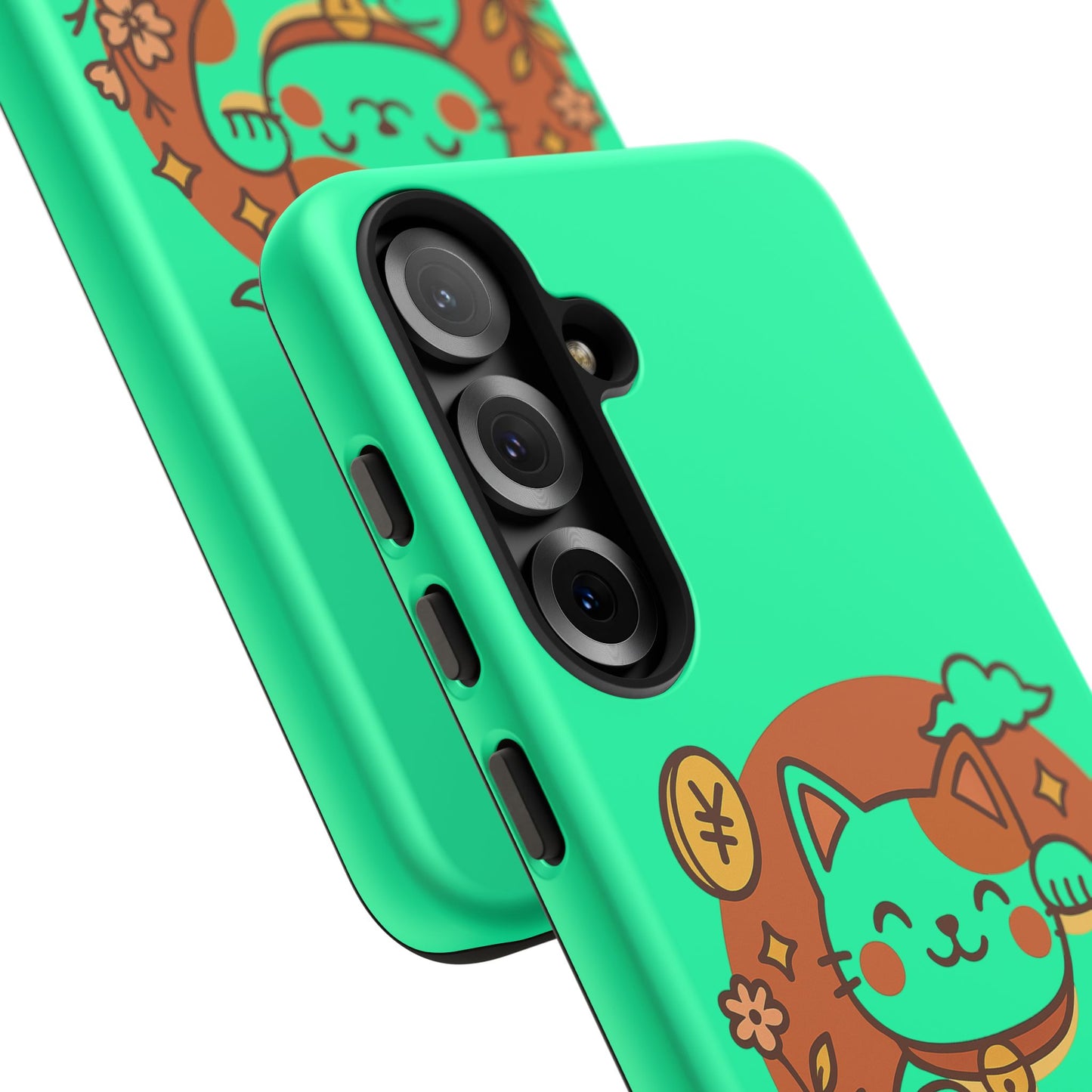 Japanese Kawaii Lucky Cat Protective Phone Case - Paragon Prints