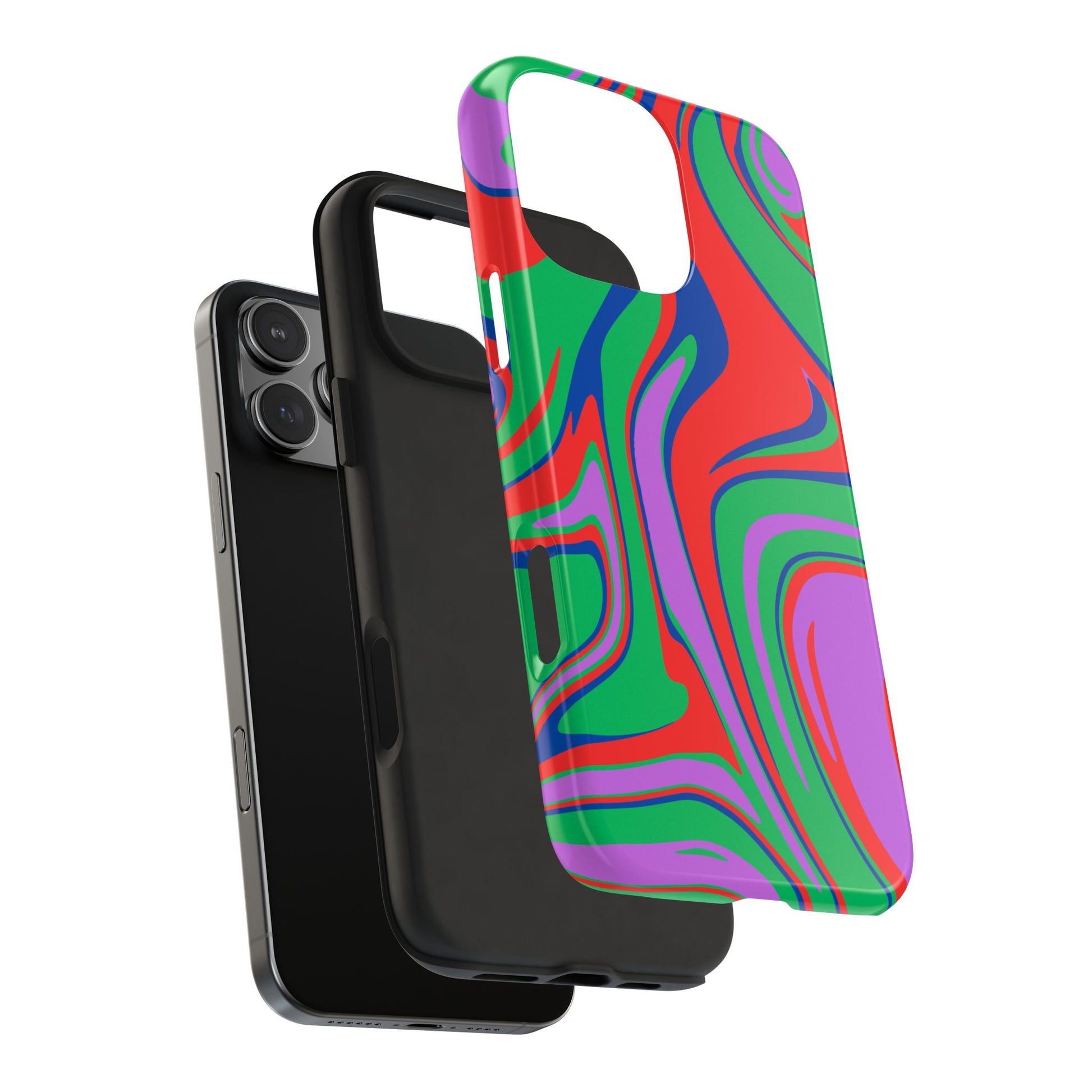 Colorful Zebra Print Phone Case with Bold Design - Paragon Prints