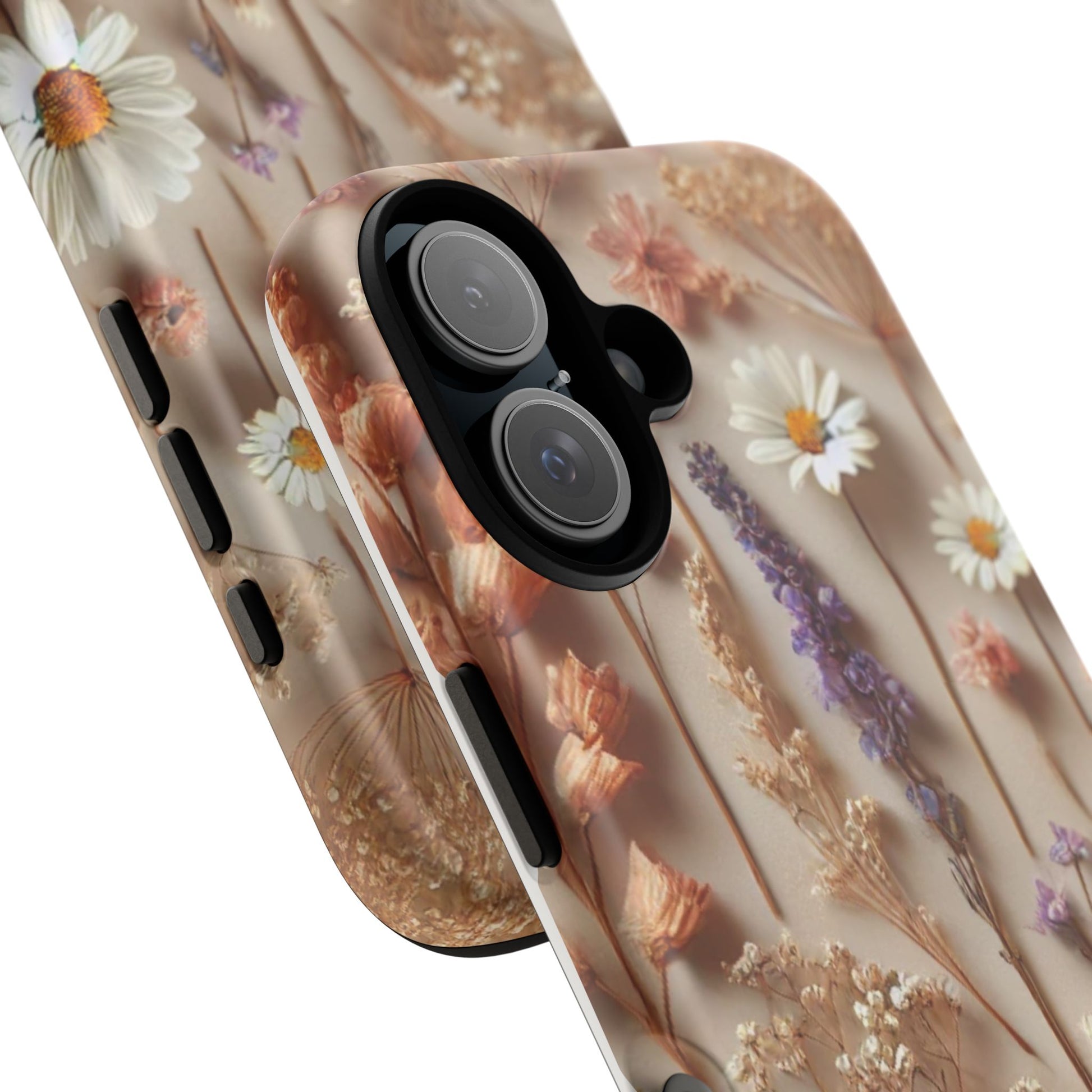 Aesthetic Pressed Flower Floral Design Phone Cover - Paragon Prints