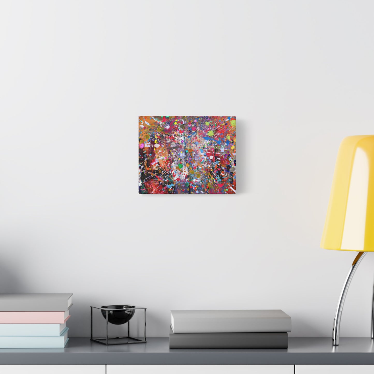 Neon Explosion Abstract Art Canvas Print - Paragon Prints