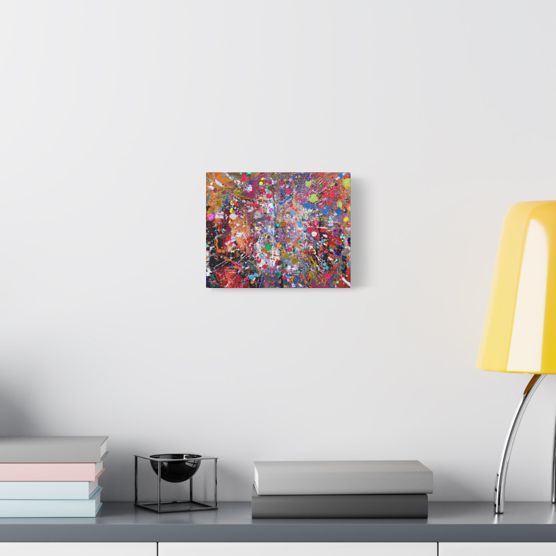 Neon Explosion Abstract Art Canvas Print - Paragon Prints