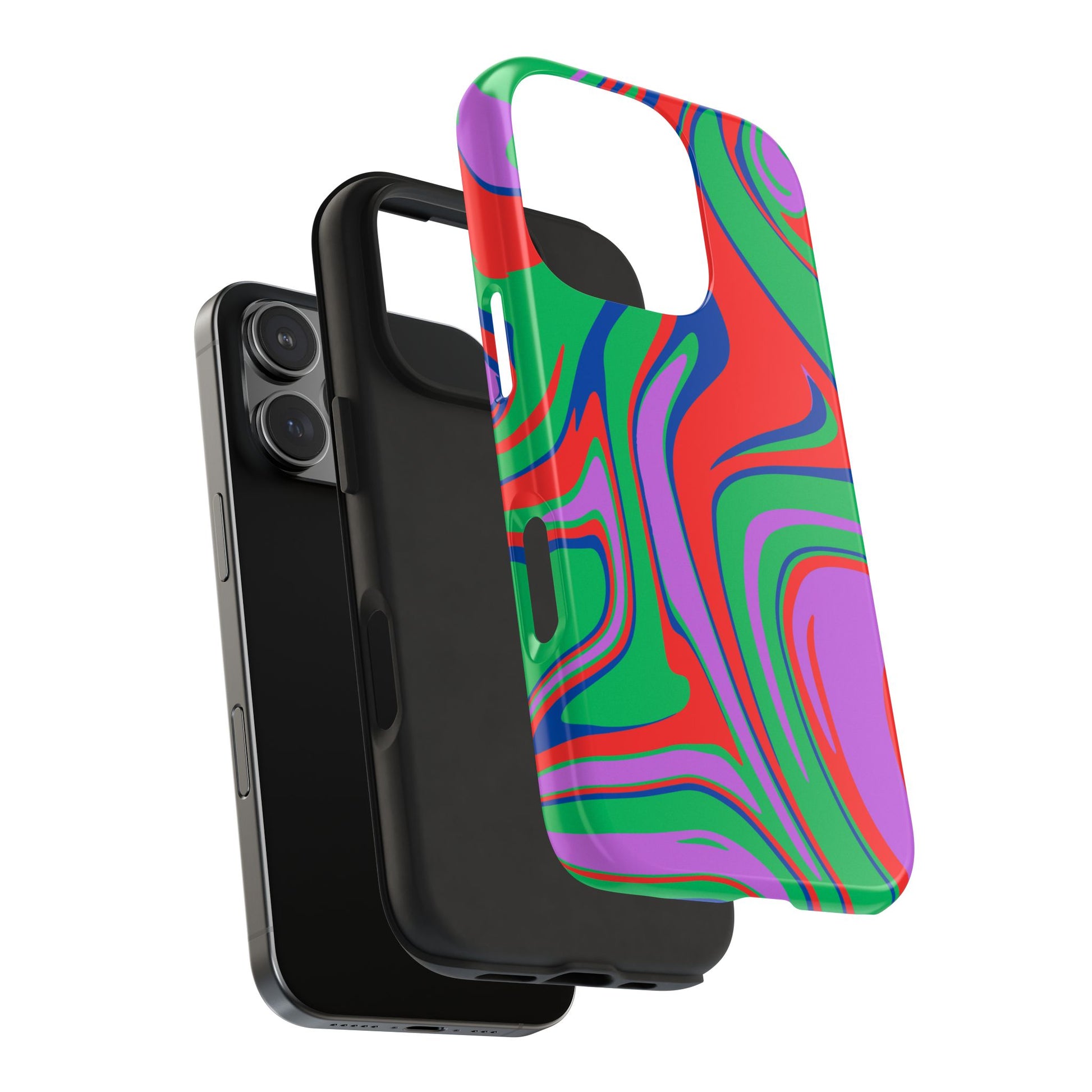 Colorful Zebra Print Phone Case with Bold Design - Paragon Prints