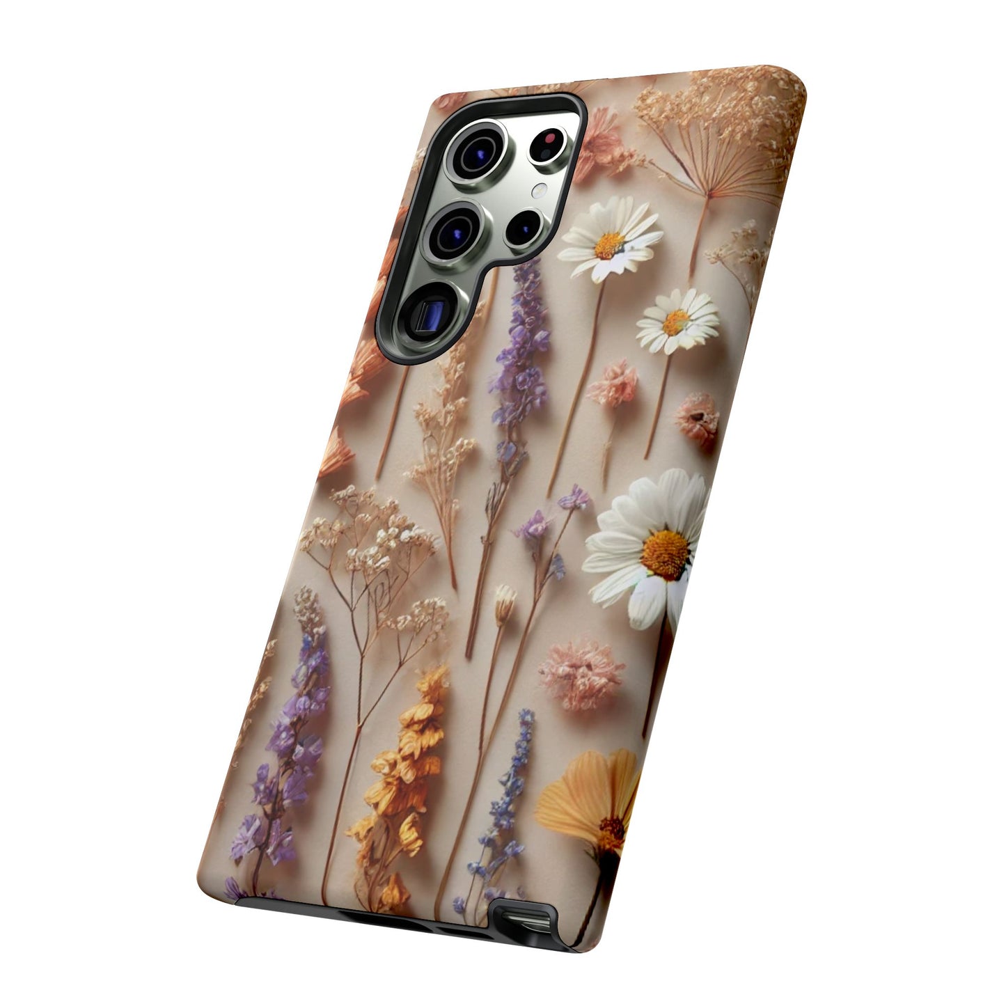 Aesthetic Pressed Flower Floral Design Phone Cover - Paragon Prints