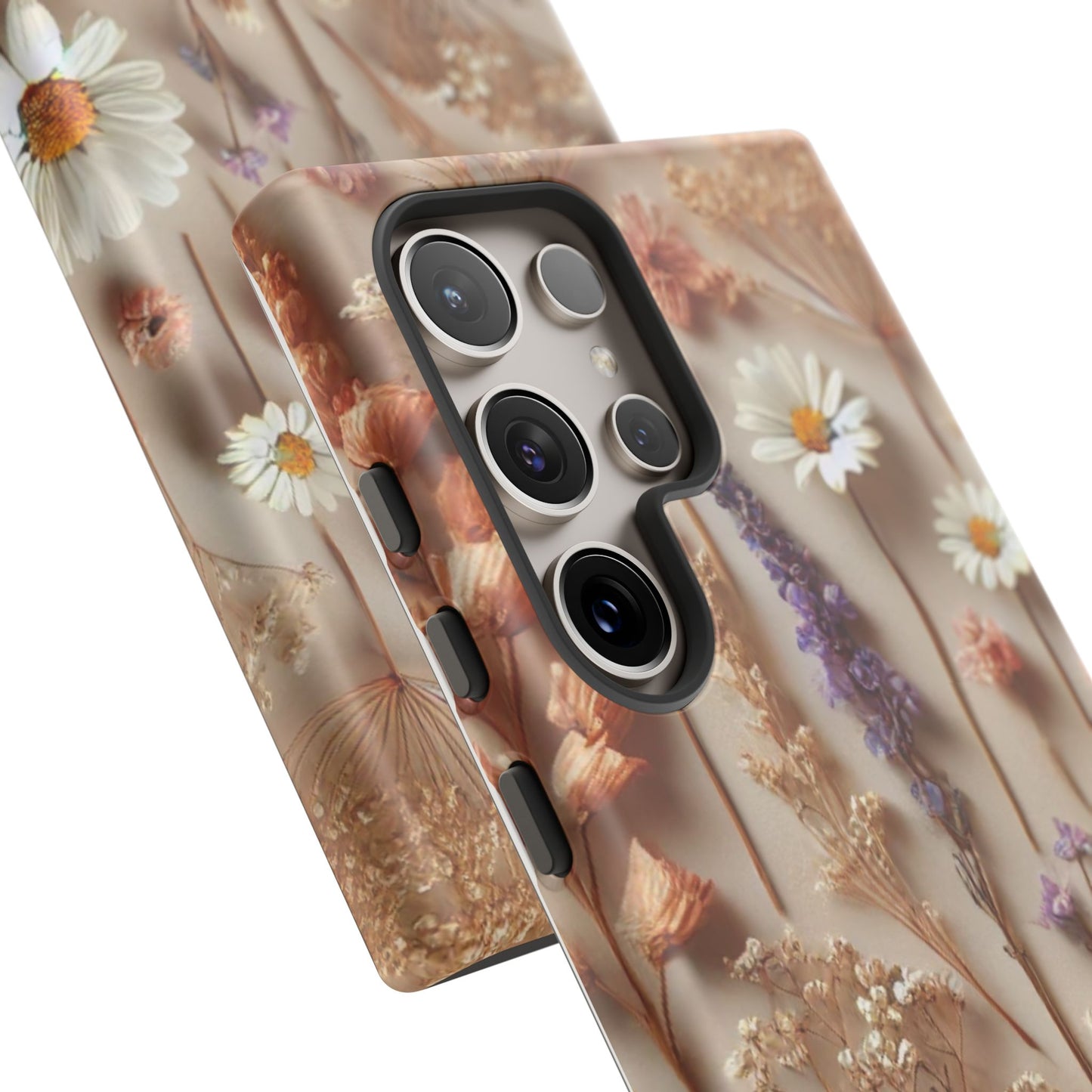 Aesthetic Pressed Flower Floral Design Phone Cover - Paragon Prints
