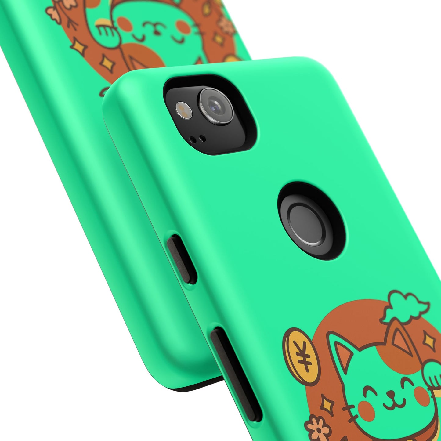 Japanese Kawaii Lucky Cat Protective Phone Case - Paragon Prints
