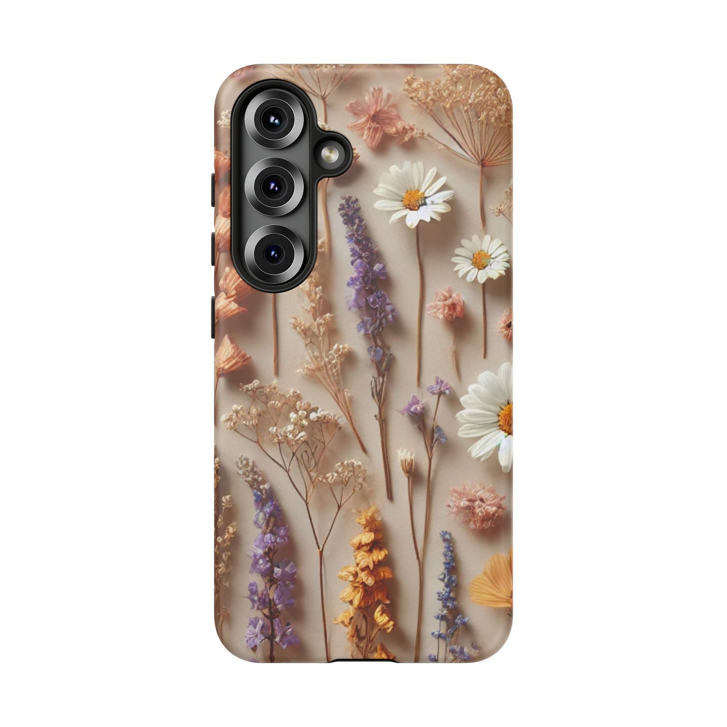 Aesthetic Pressed Flower Floral Design Phone Cover - Paragon Prints