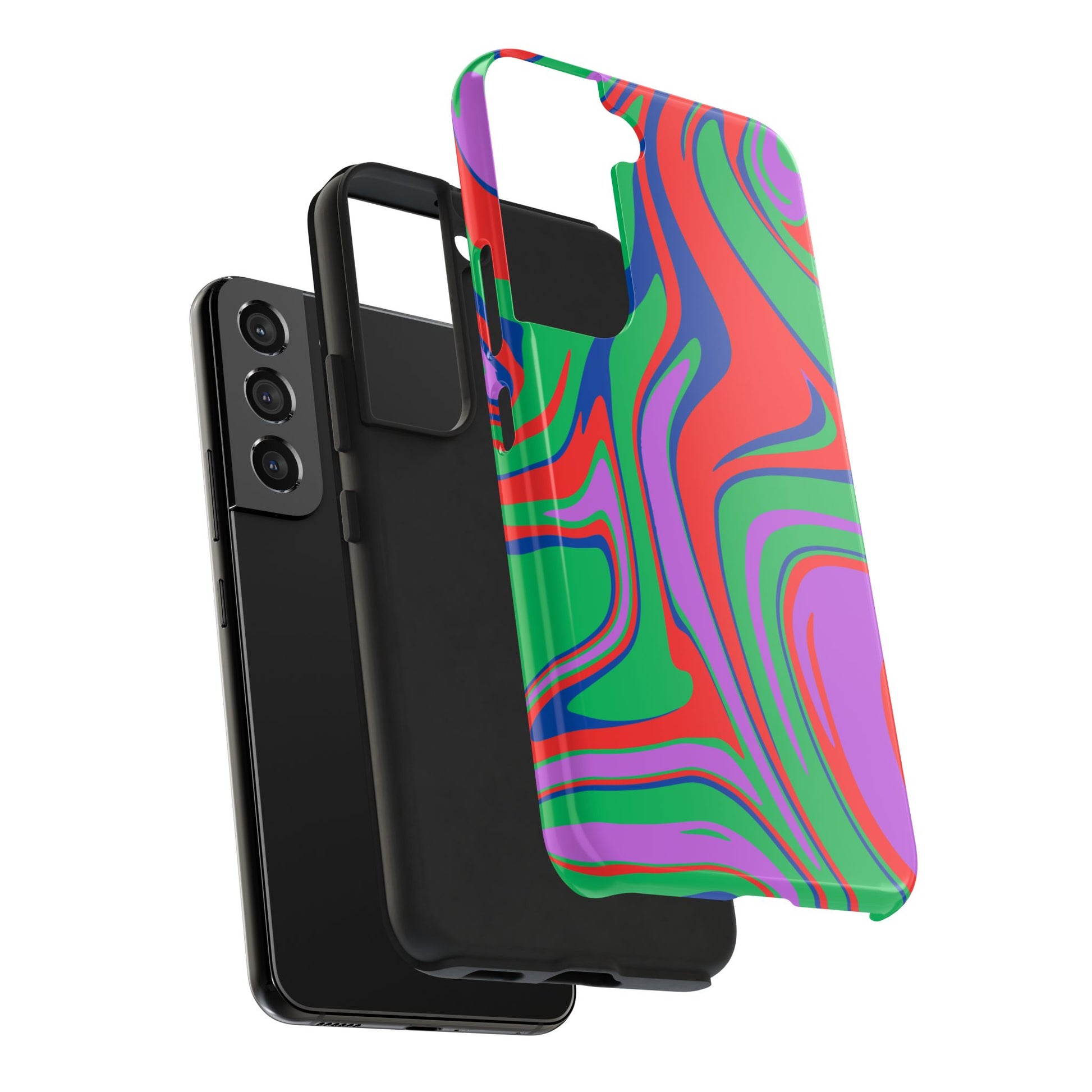 Colorful Zebra Print Phone Case with Bold Design - Paragon Prints