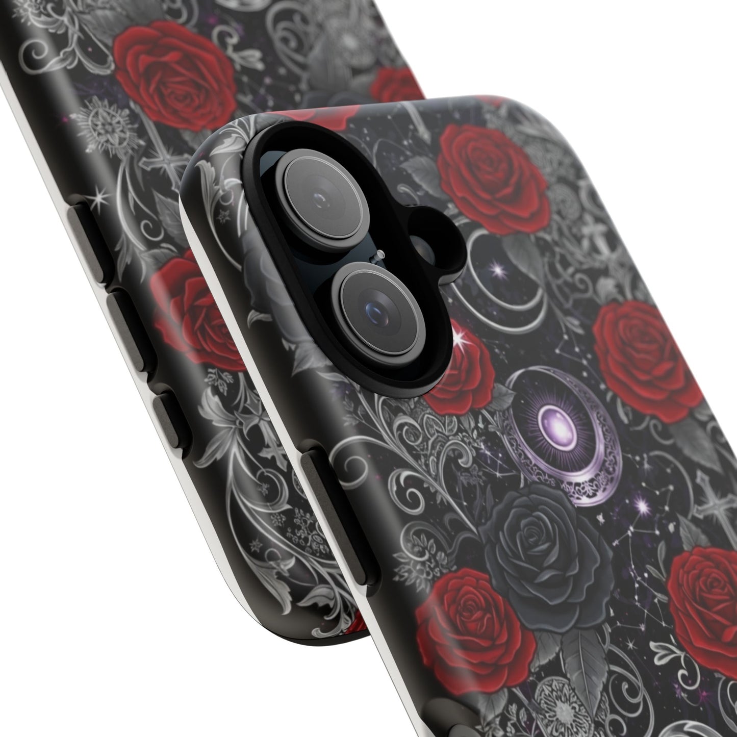 Dark Gothic Red Roses Matte Tough Phone Cases - Paragon Prints