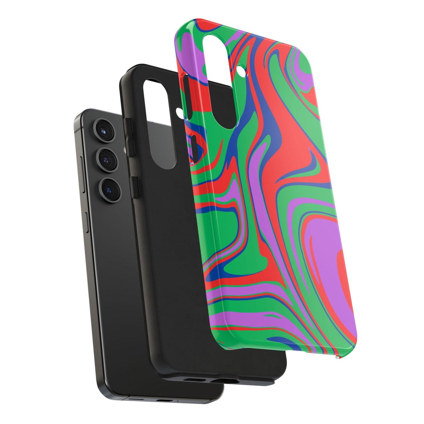 Colorful Zebra Print Phone Case with Bold Design - Paragon Prints