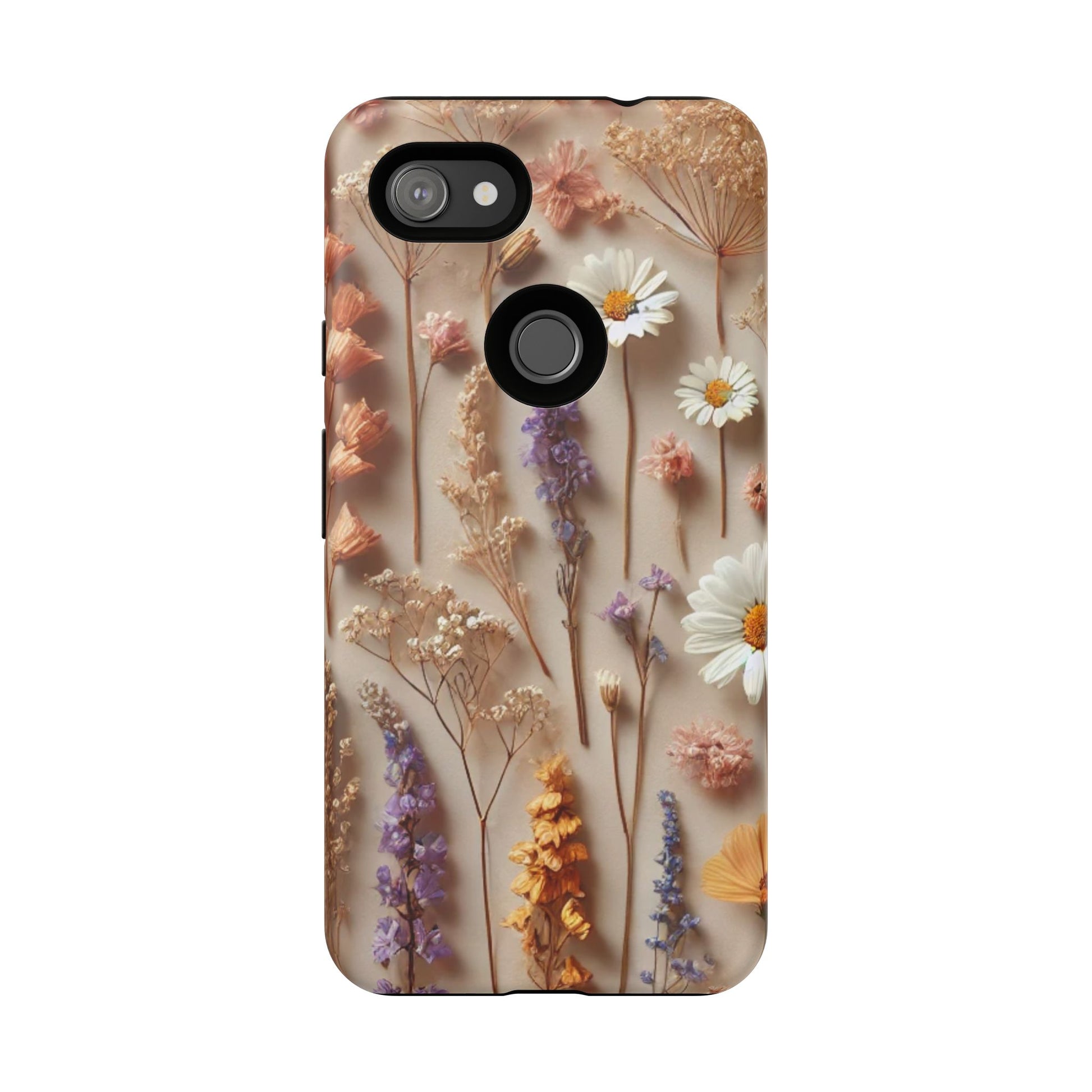 Aesthetic Pressed Flower Floral Design Phone Cover - Paragon Prints
