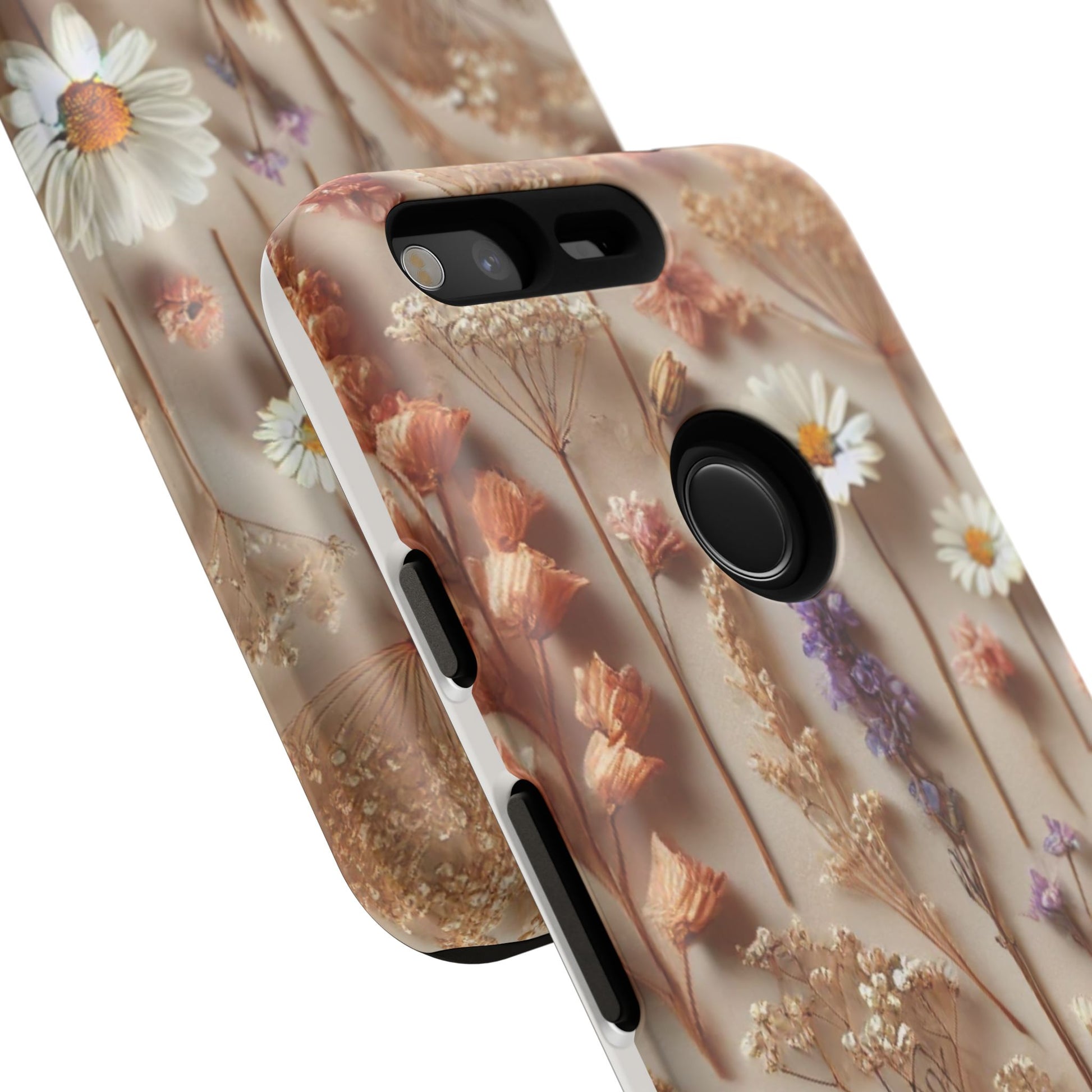 Aesthetic Pressed Flower Floral Design Phone Cover - Paragon Prints
