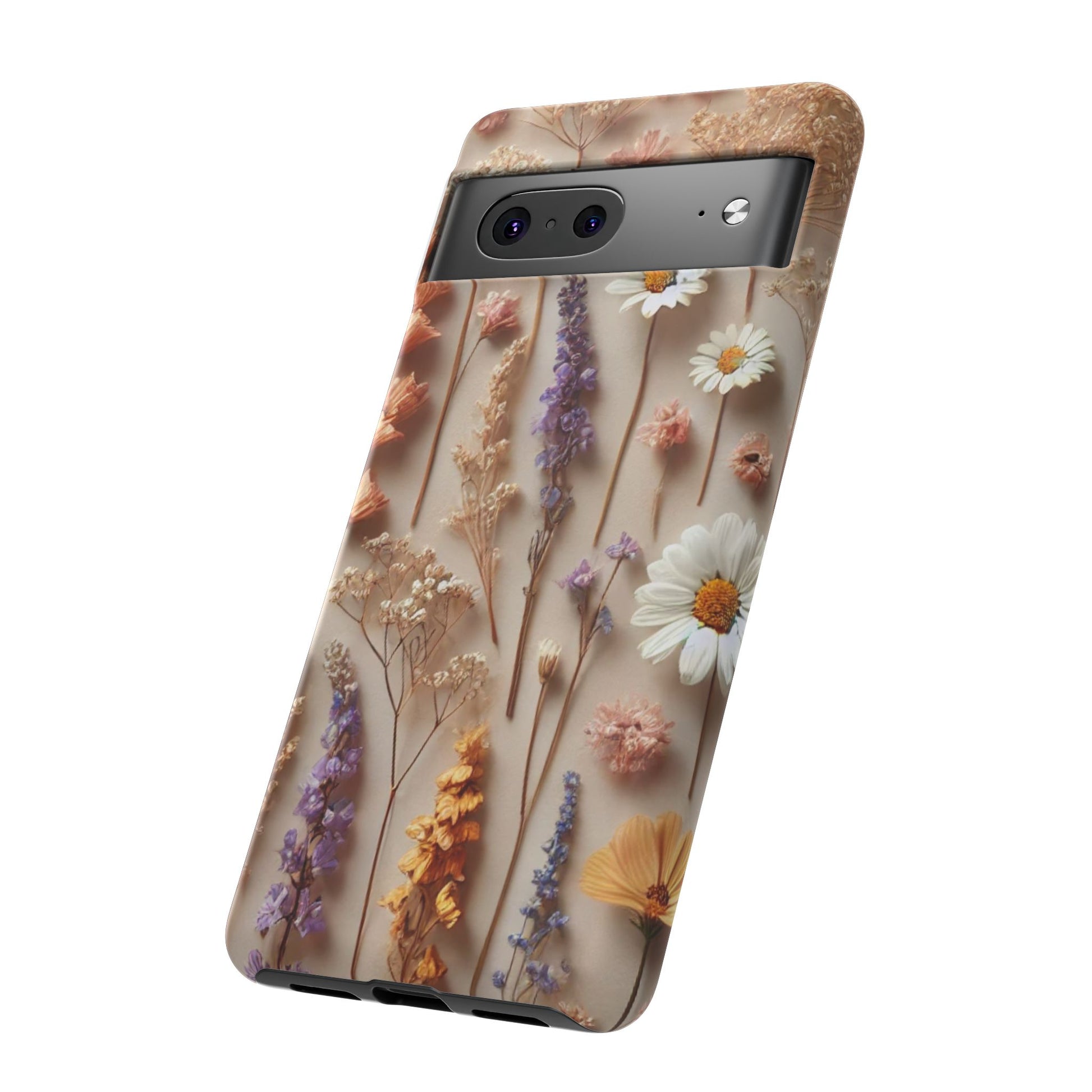 Aesthetic Pressed Flower Floral Design Phone Cover - Paragon Prints