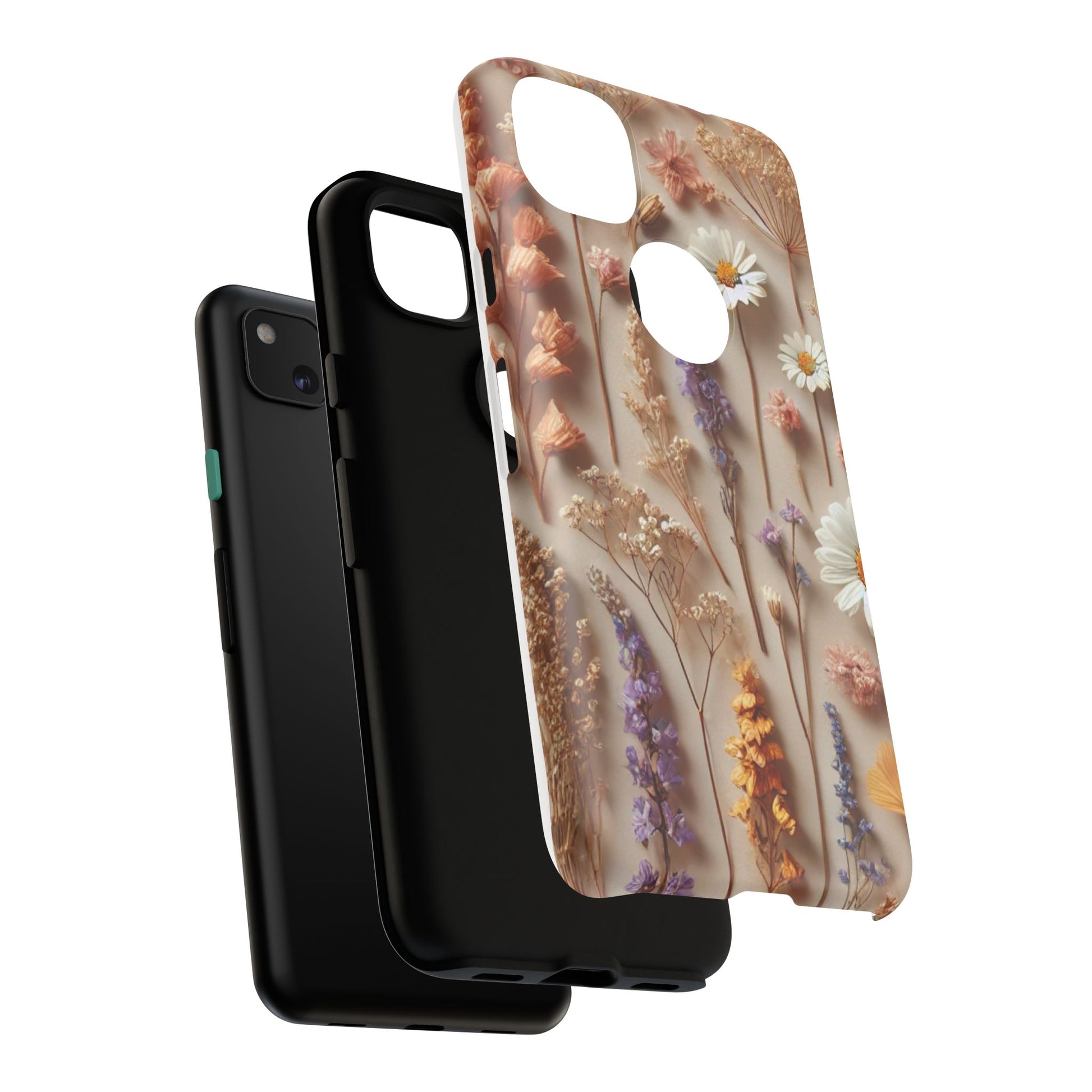 Aesthetic Pressed Flower Floral Design Phone Cover - Paragon Prints