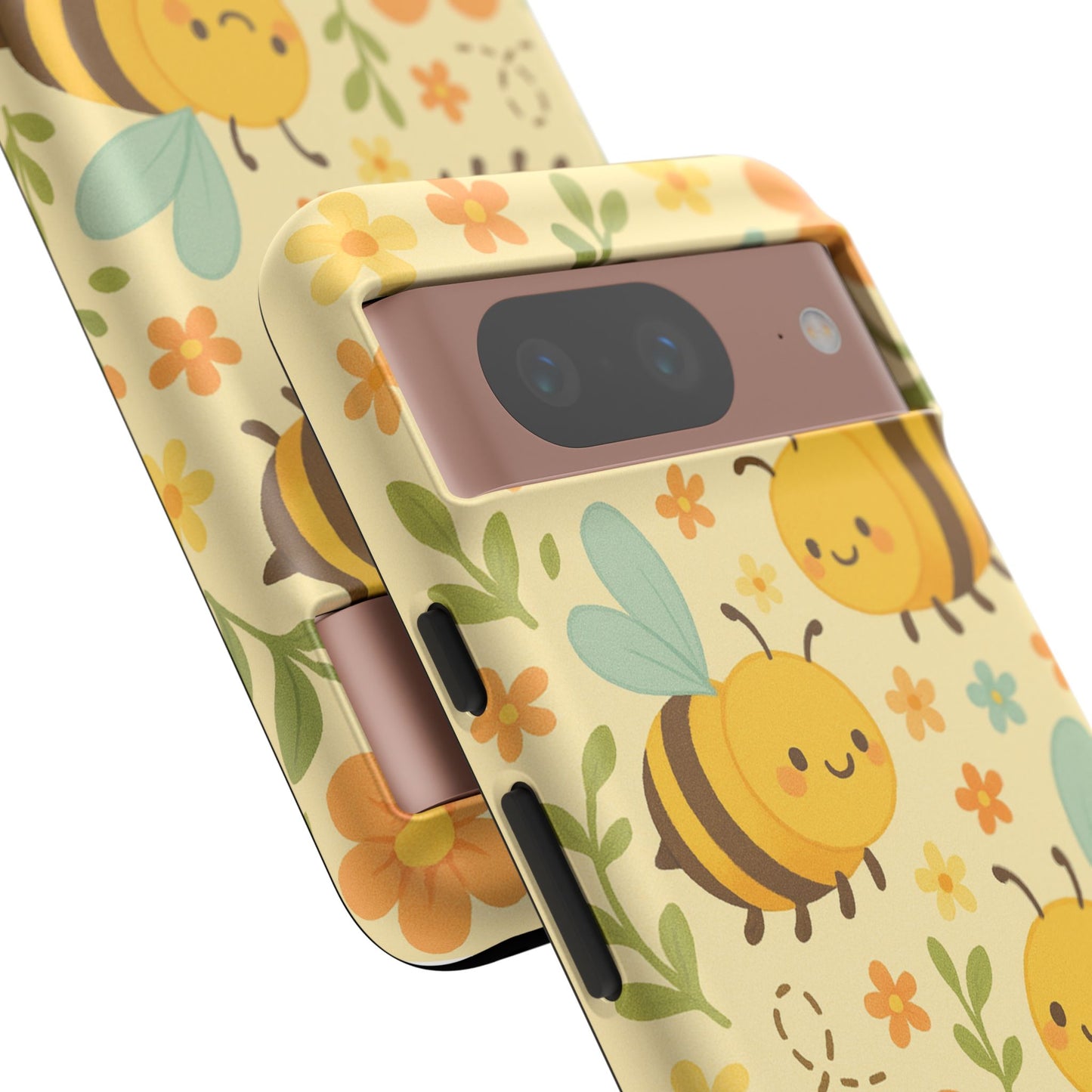 Cute cartoon Floral Bee Tough Phone Case - Paragon Prints