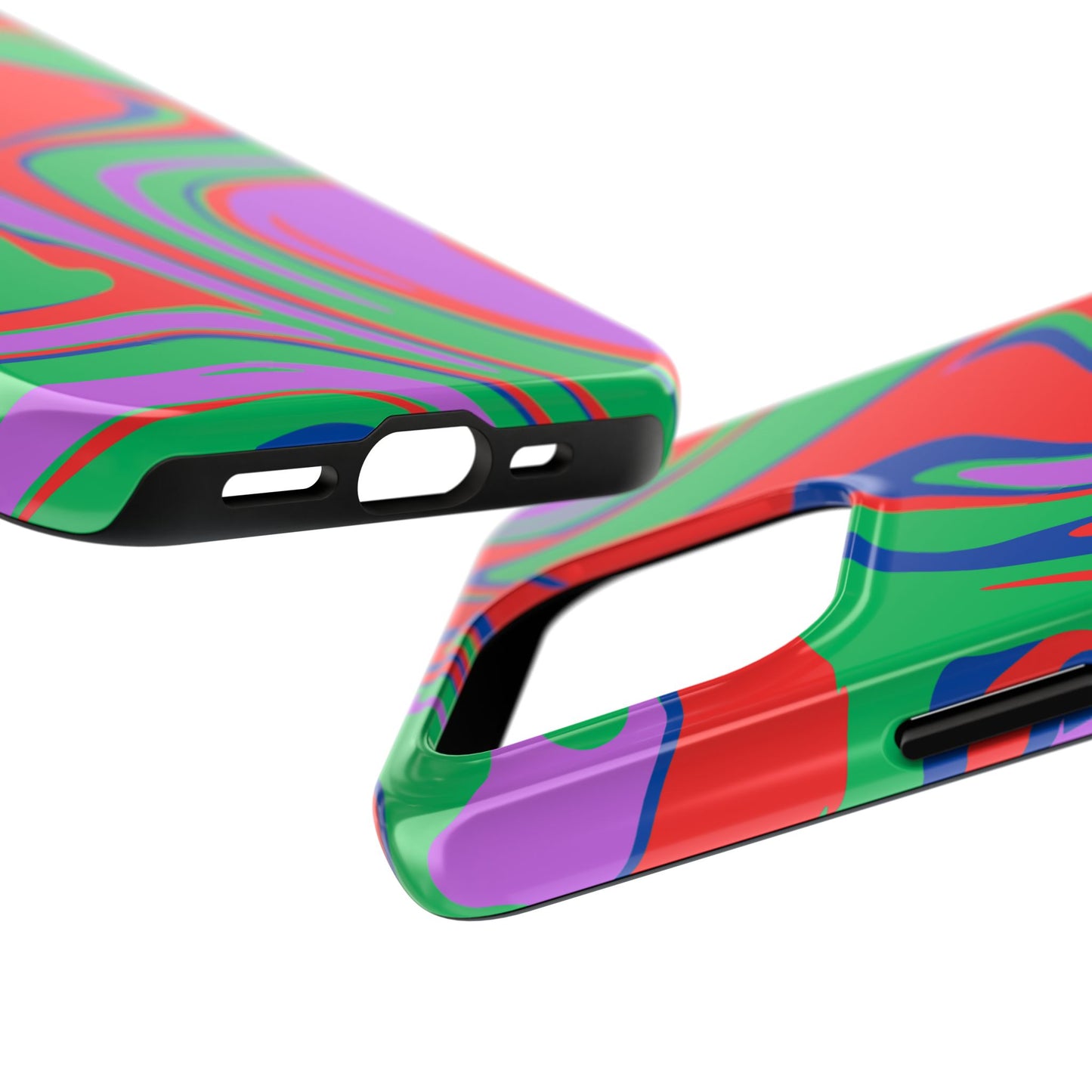 Colorful Zebra Print Phone Case with Bold Design - Paragon Prints