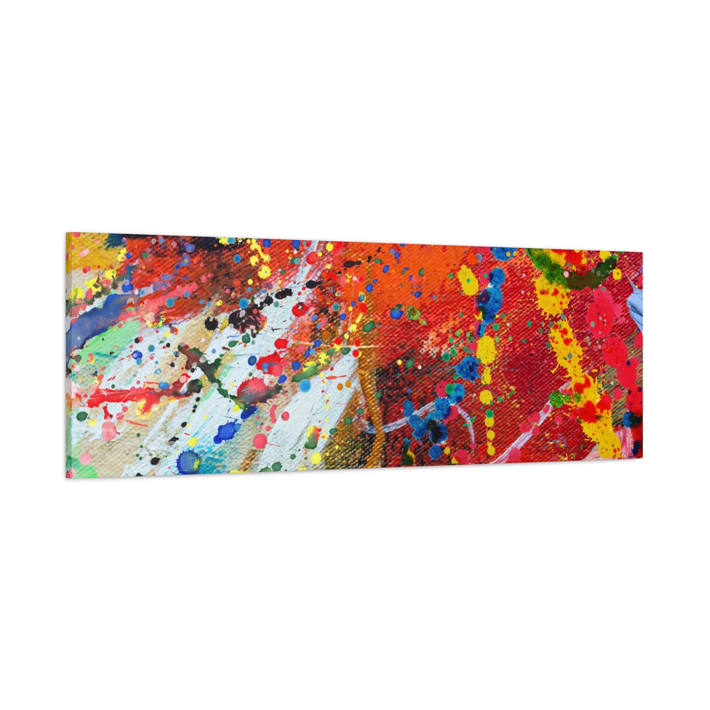 Spectrum In Motion Chaotic Abstract Art Canvas Print - Paragon Prints
