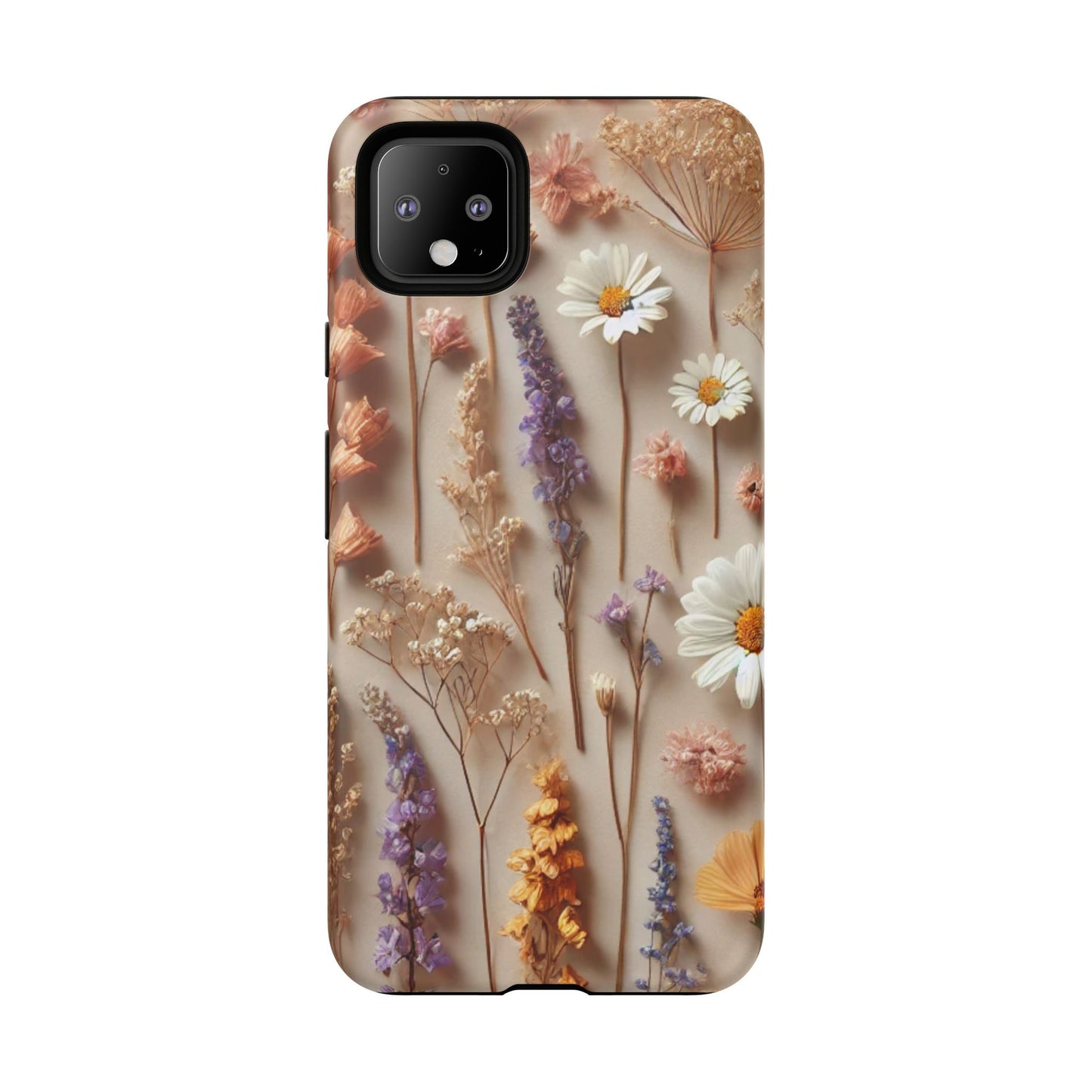 Aesthetic Pressed Flower Floral Design Phone Cover - Paragon Prints
