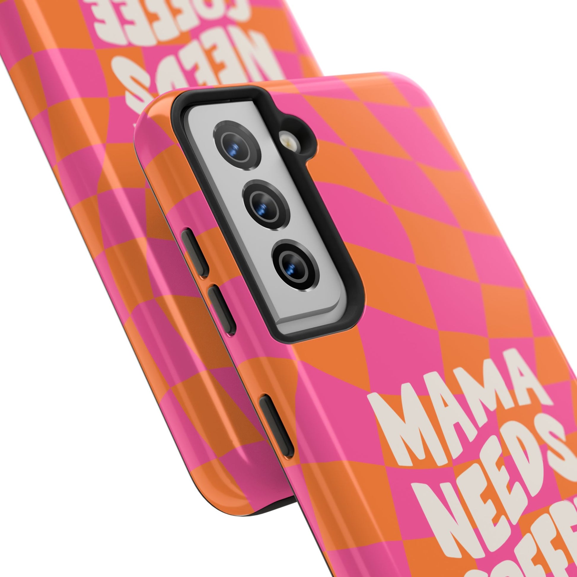 Mama Needs Coffee Funny Tough Phone Case - Paragon Prints