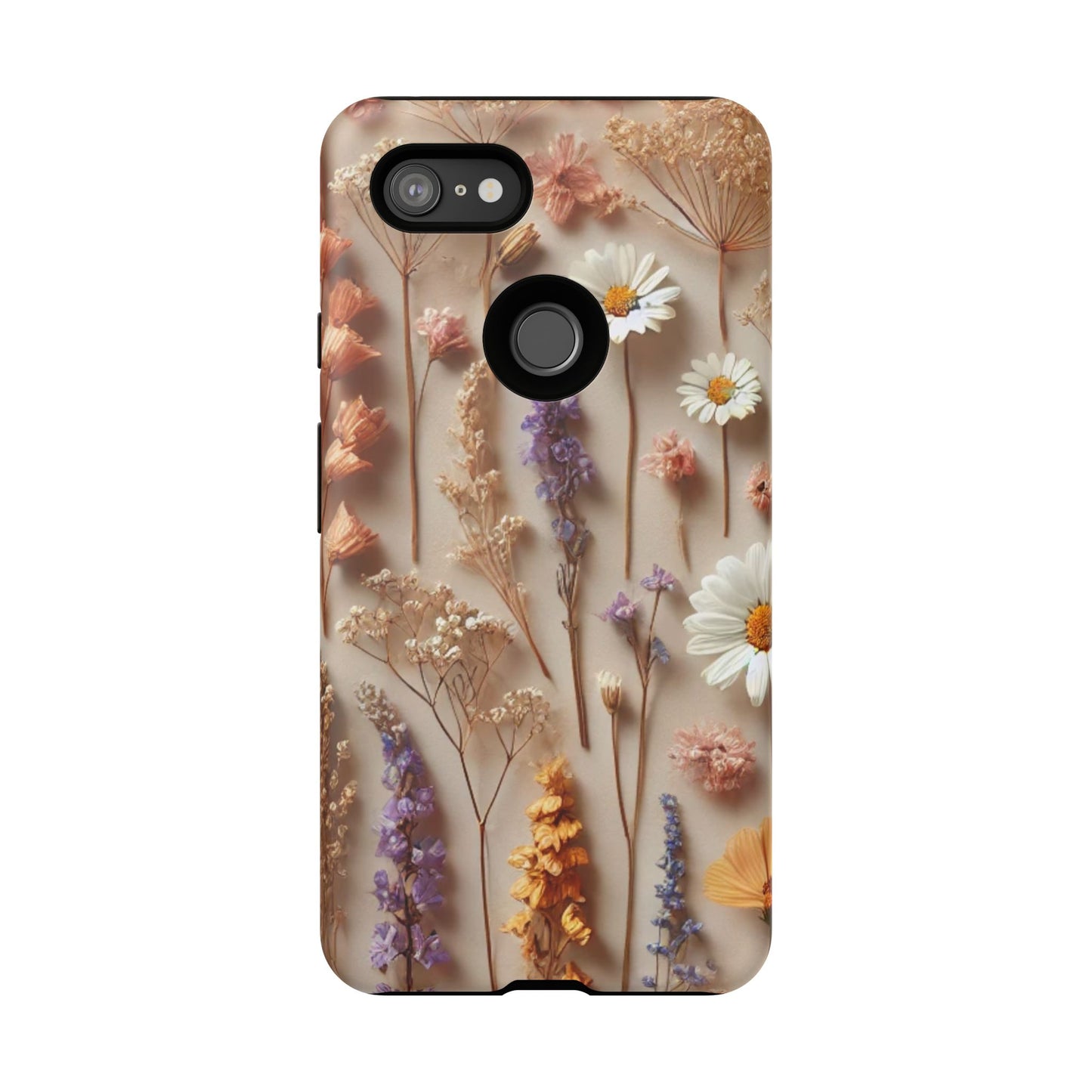 Aesthetic Pressed Flower Floral Design Phone Cover - Paragon Prints