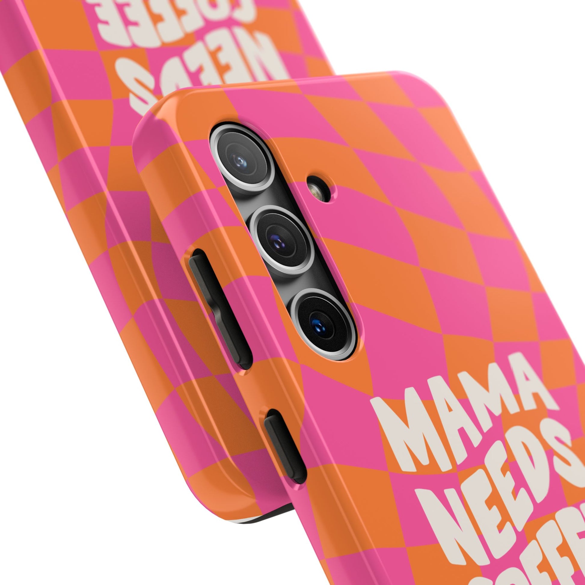 Mama Needs Coffee Funny Tough Phone Case - Paragon Prints