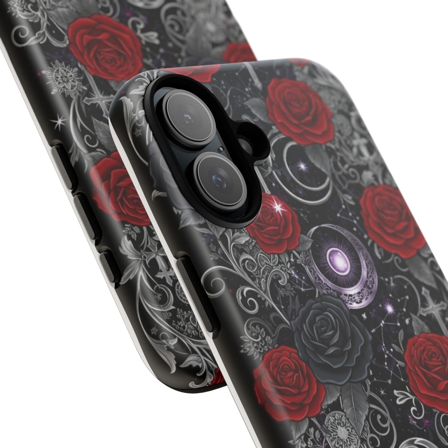 Dark Gothic Red Roses Matte Tough Phone Cases - Paragon Prints