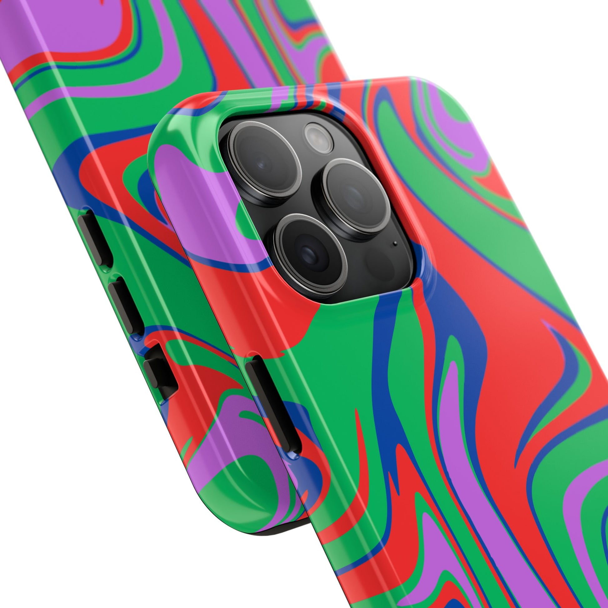 Colorful Zebra Print Phone Case with Bold Design - Paragon Prints